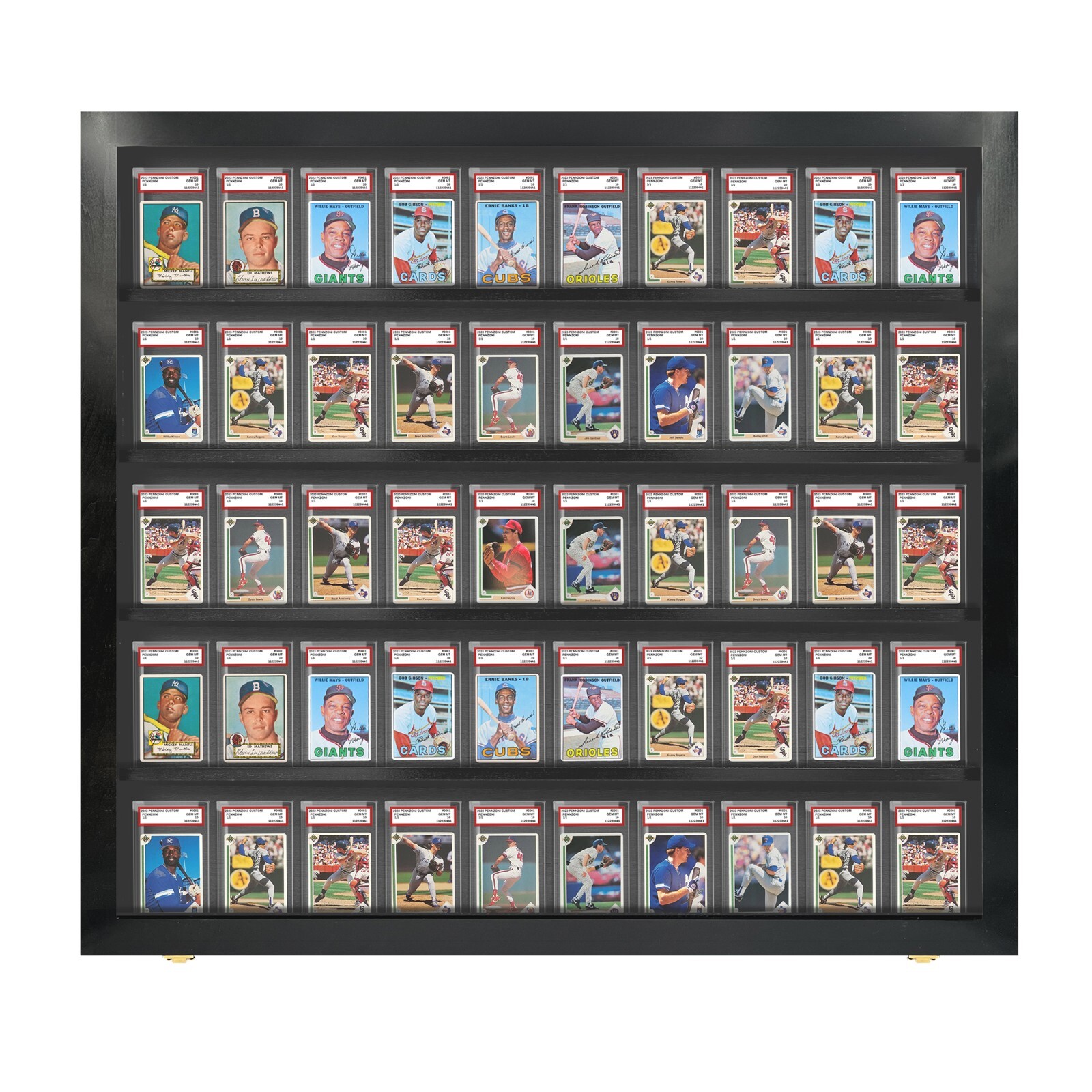 Card Display Case for 50 PSA Cards Graded, Beckett Deep