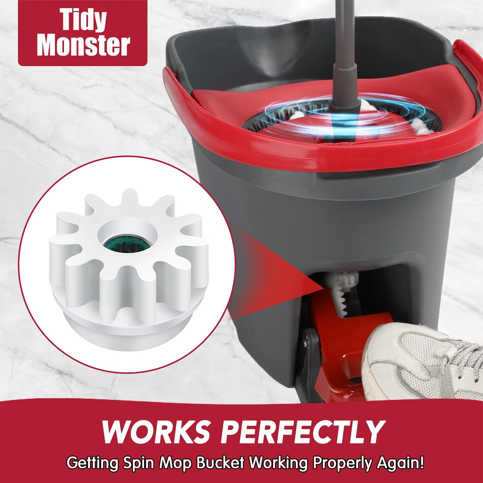 Pedal Bearing Replacement For Ocedar Mop Bucket Easy Fix For Ocedar Easywring Bu