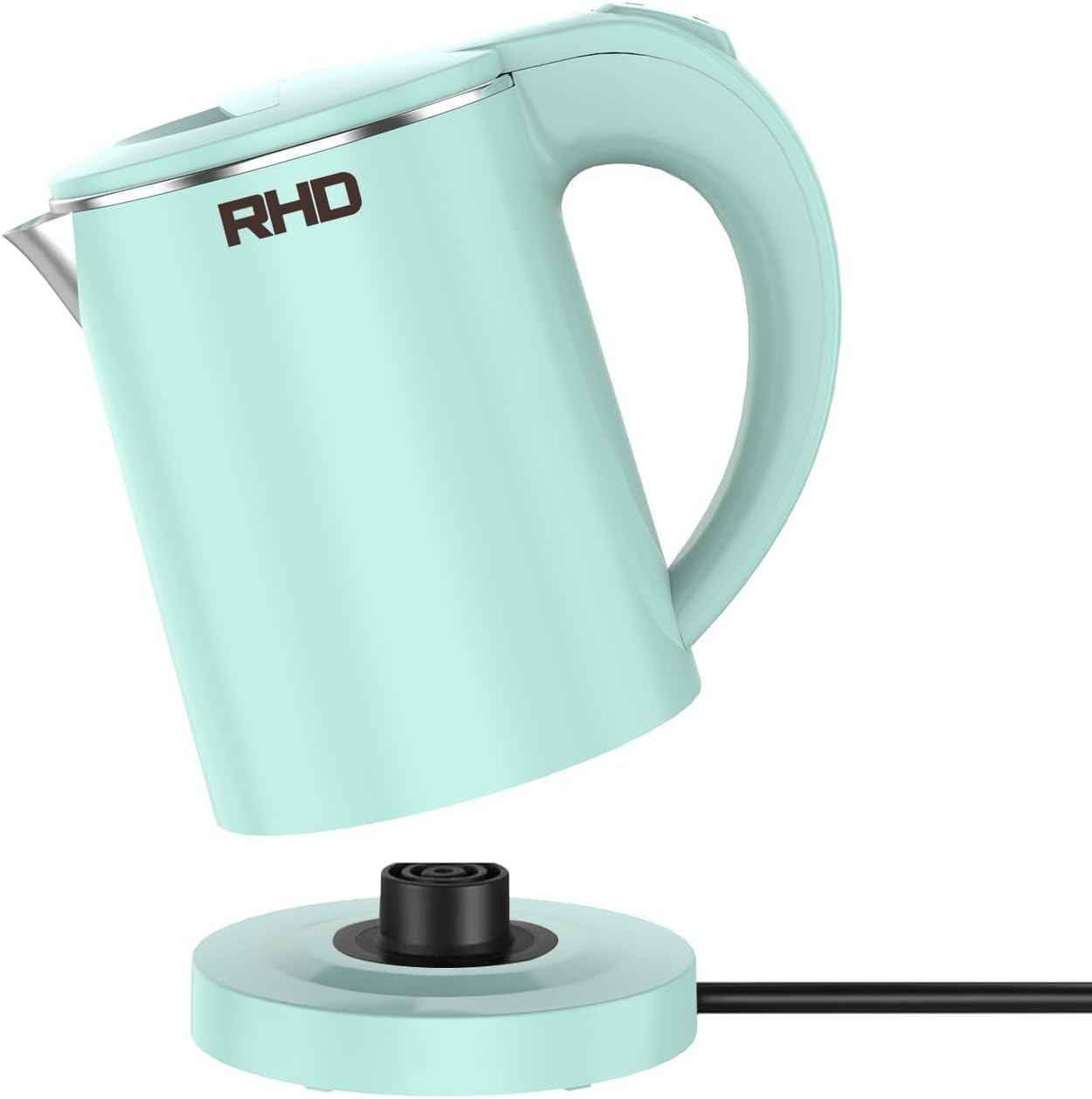 0.5L Small Portable Electric Kettles for Boiling Water, Stainless Steel Travel K