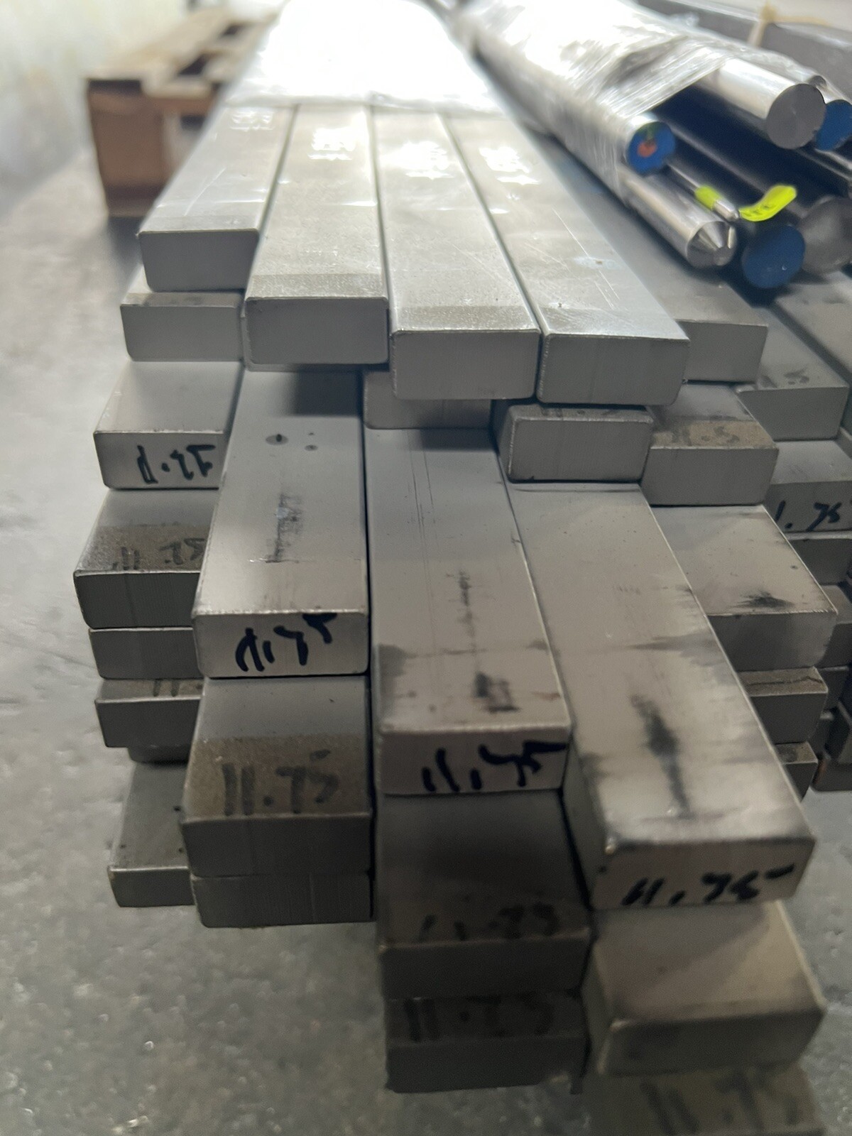 .500″ x 1″ Inch Flat Titanium Round Bar 1 to 8″ Long 6Al4V Mill Stock