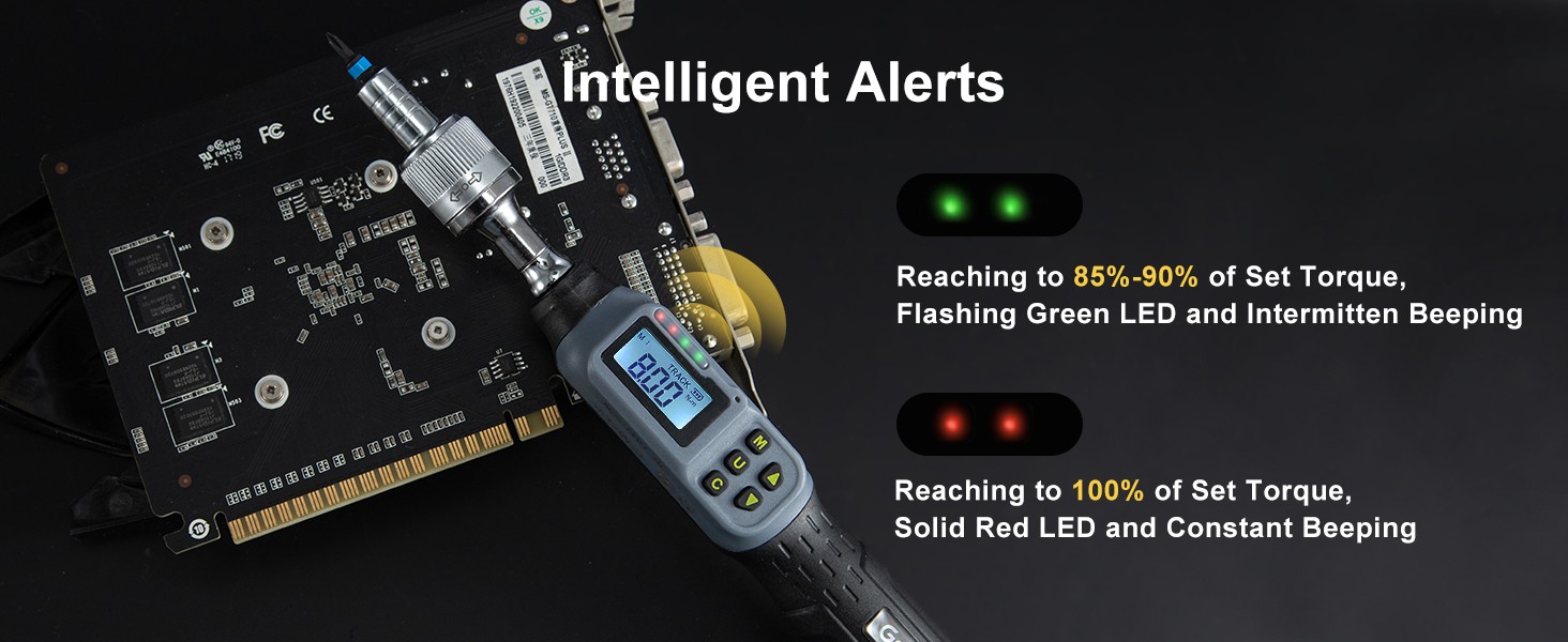 Upgraded Digital Torque Screwdriver, 3.5-70.8 In-lbs/0.4-8 Nm, 1/4” Drive Inch