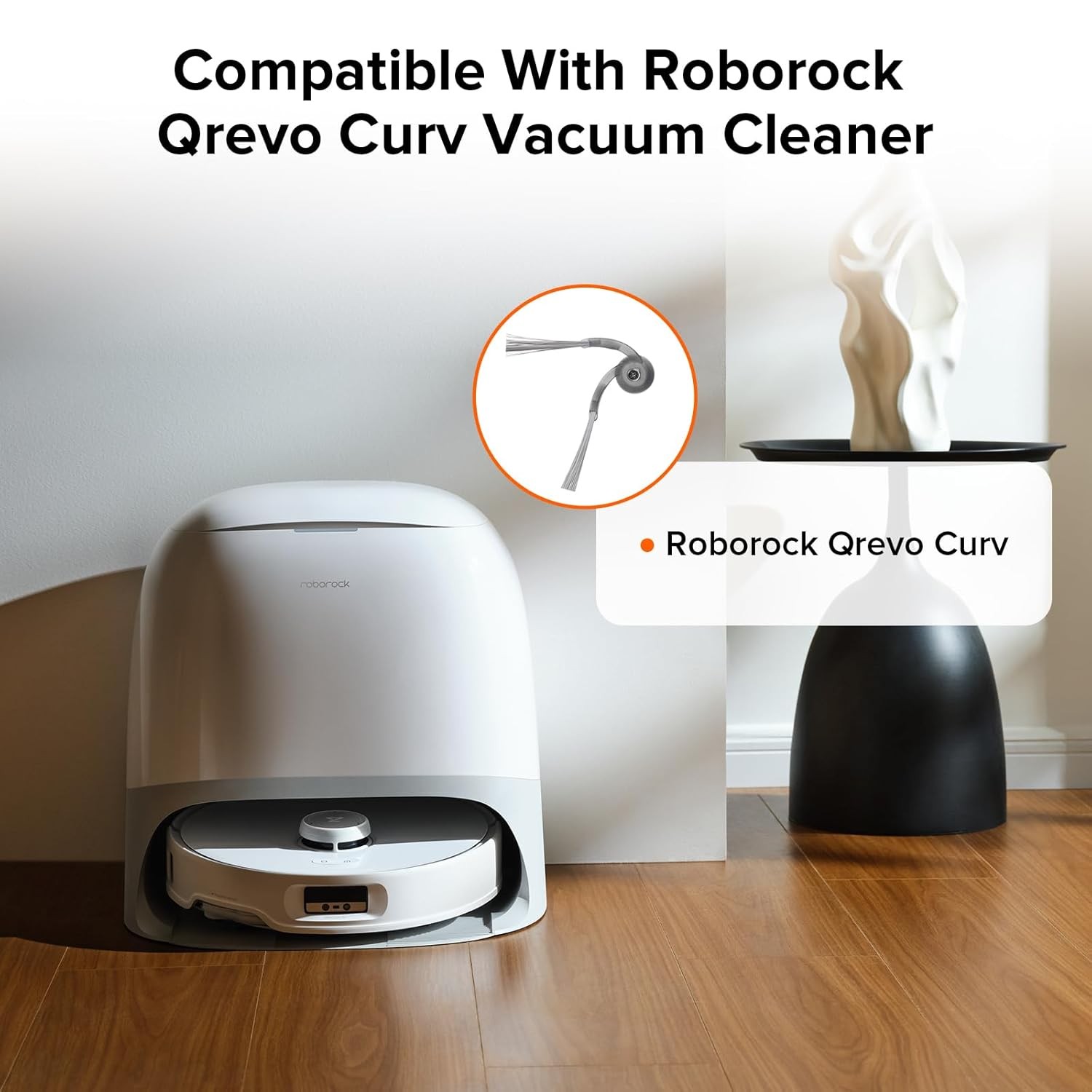 Zero-Tangling Side Brushes Replacement (2 Pieces) Qrevo Curv