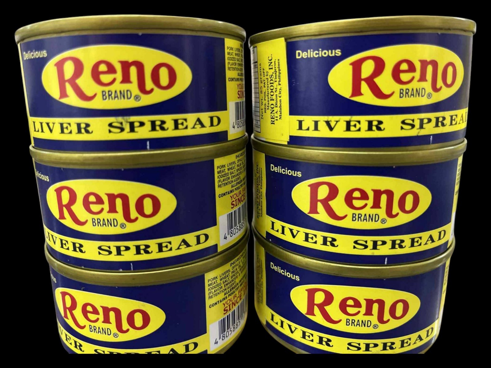 Reno Liver Spread 85gx6 ( lot of 6) Philippines