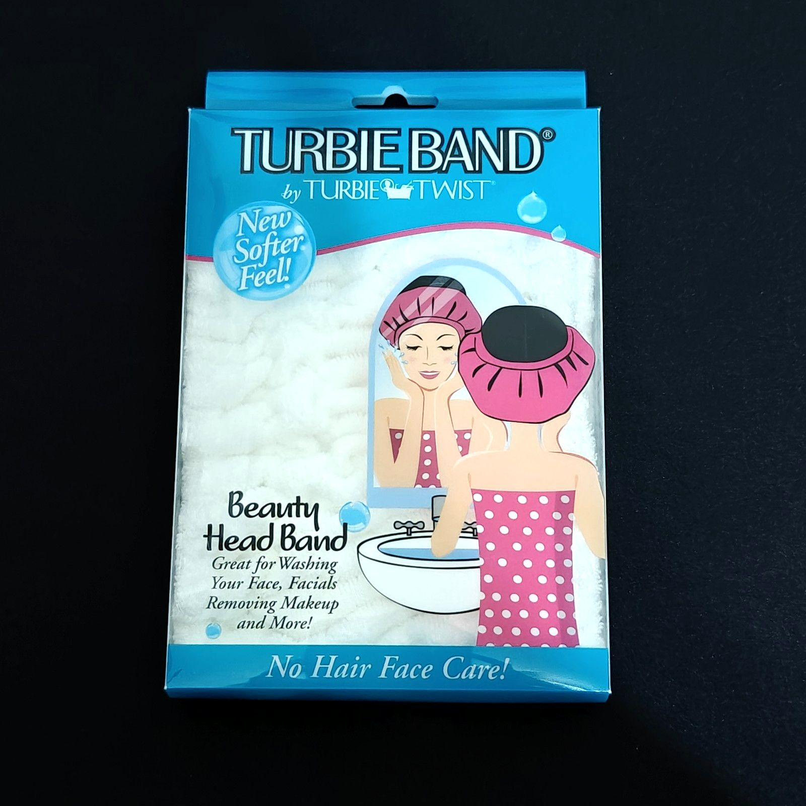 Turbie Band by Turbie Twist Beauty Head Band One Size White Skin Care Facial NEW