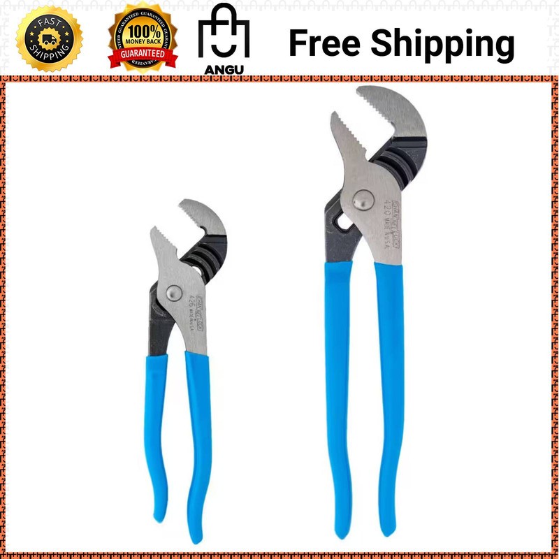 Channellock 9.5 in and 6.5 in Tongue and Groove Pliers 2-Piece Set GS-1
