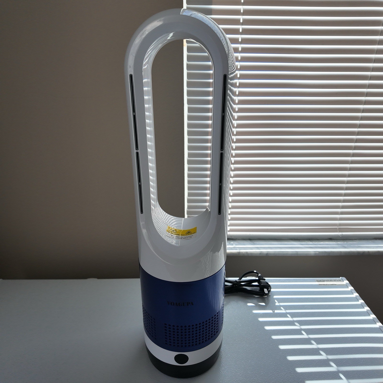 Bladeless Heater Fan Combo 1400W Heater 40W Cooling Tower Oscillating