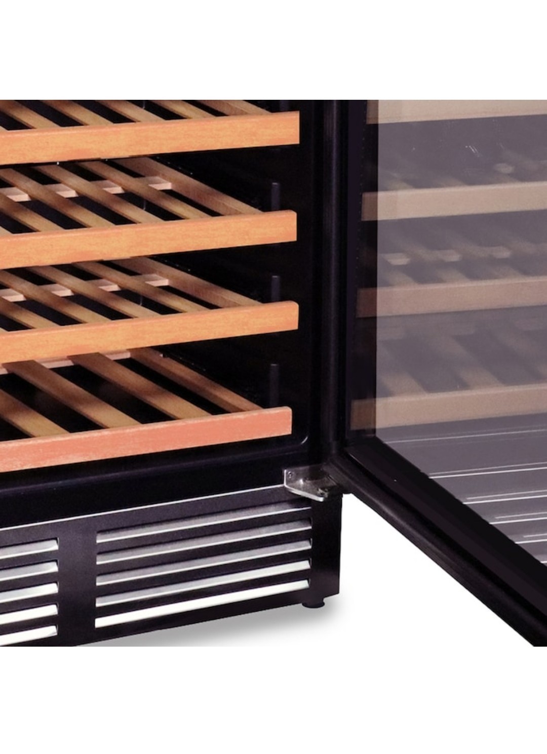 46 Bottle Wine Cooler, Dual Zone, 23.5-Inch Wide, Stainless Steel