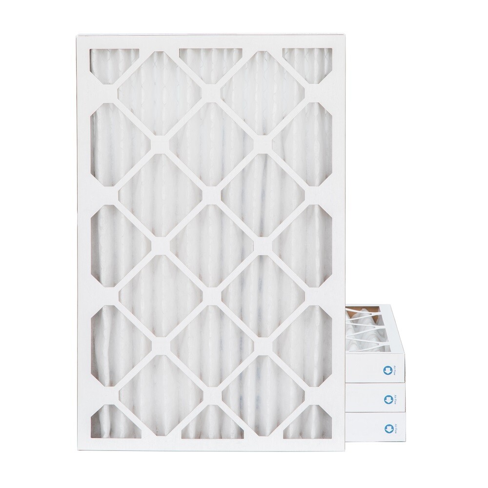 16x25x2 MERV 8 Pleated AC Furnace Air Filters. 4 Pack