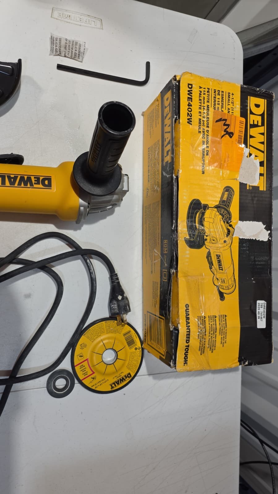 DEWALT 11 Amp Corded 4.5 in. Small Angle Grinder