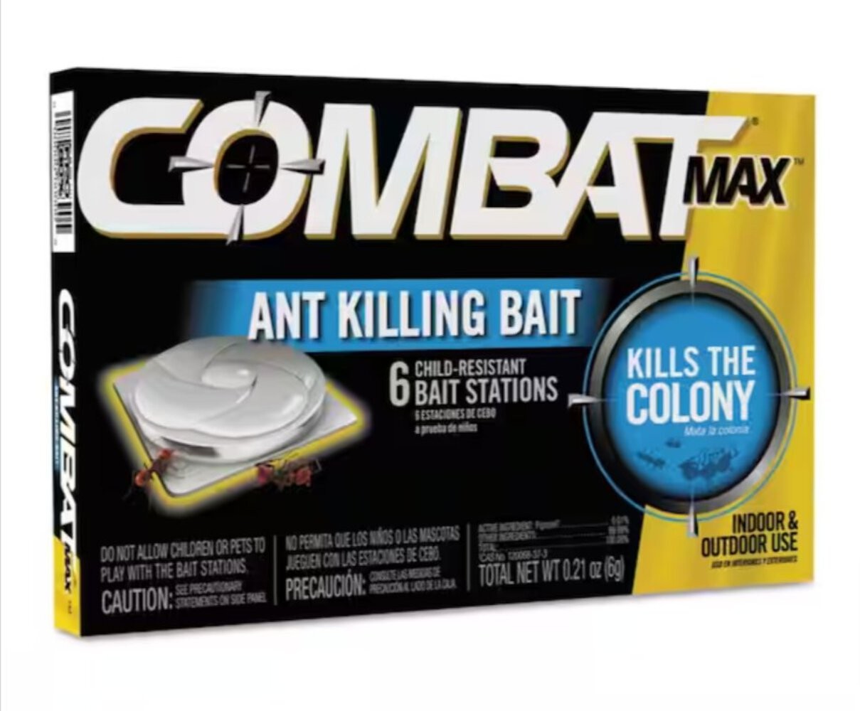 Combat Max Source Kill Ant Báit Killing Indoor Outdoor Lot of 12 – 6 Station Pac