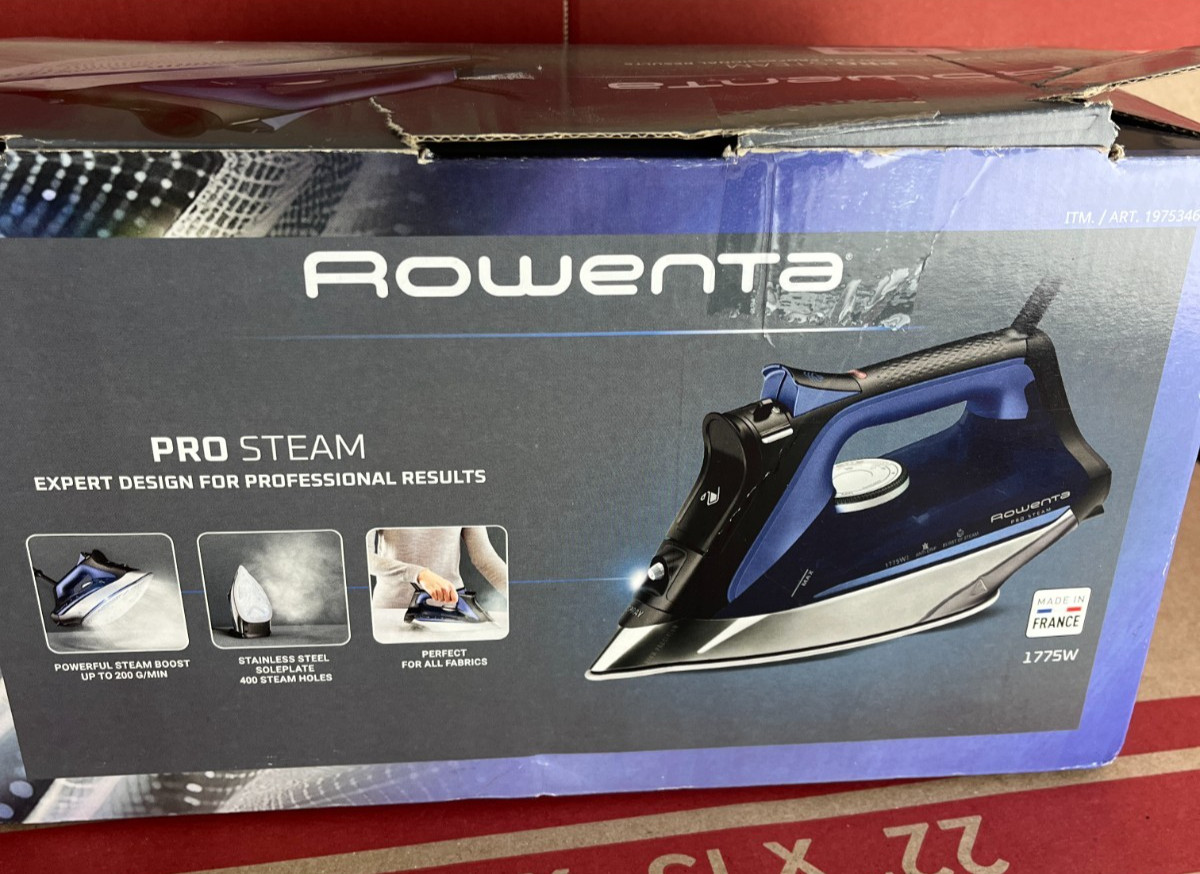 Rowenta Pro Steam Iron 1775W Open box new