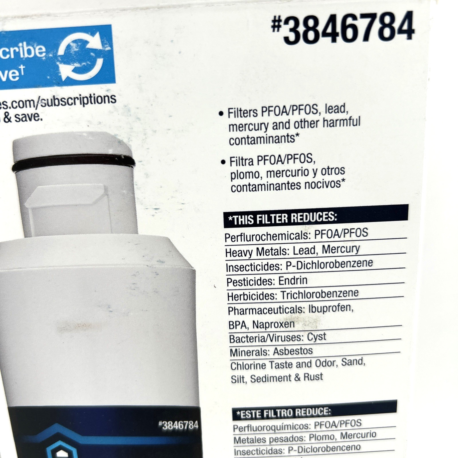 Project Source 6-Month Twist Refrigerator Water Filters S-2-2 #3846784