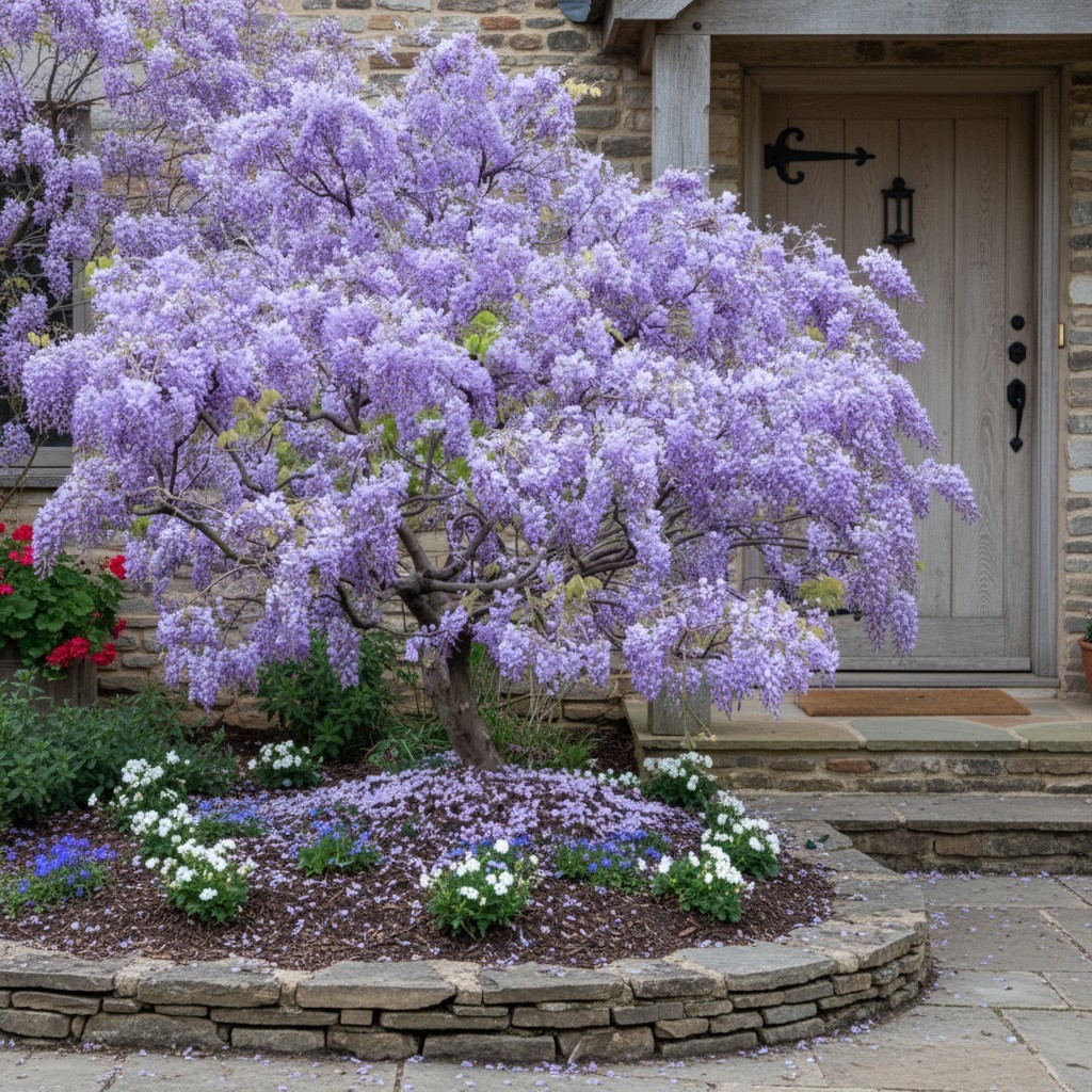 15 Purple Wisteria Seeds – Vigorous Climbing Vine with Fragrant Blooms