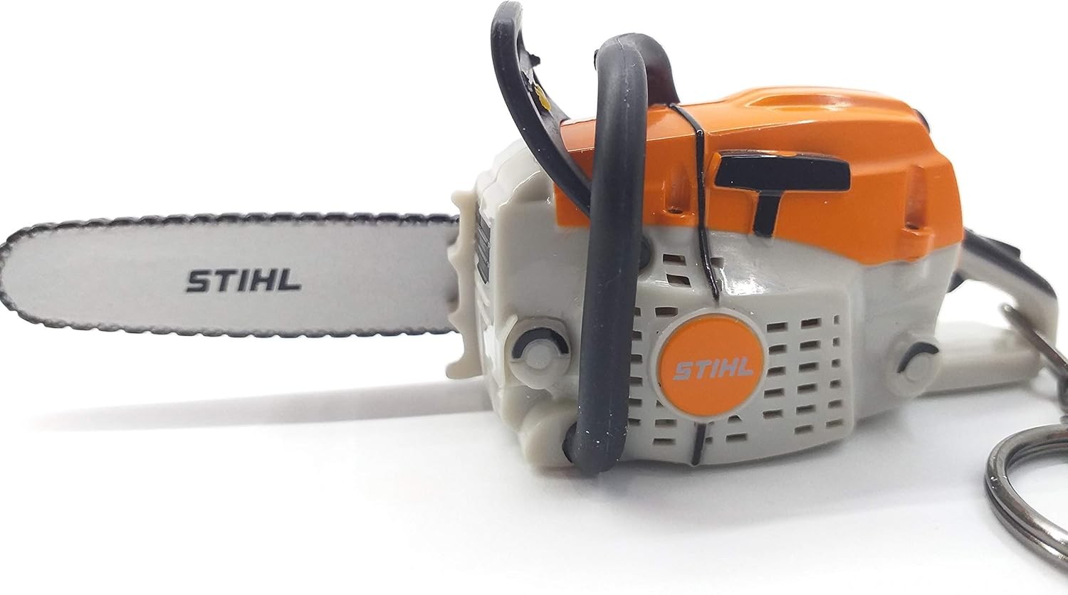 Battery Operated Chainsaw Keyring Mini Power Tool Keychain Novelty Gift Birthday