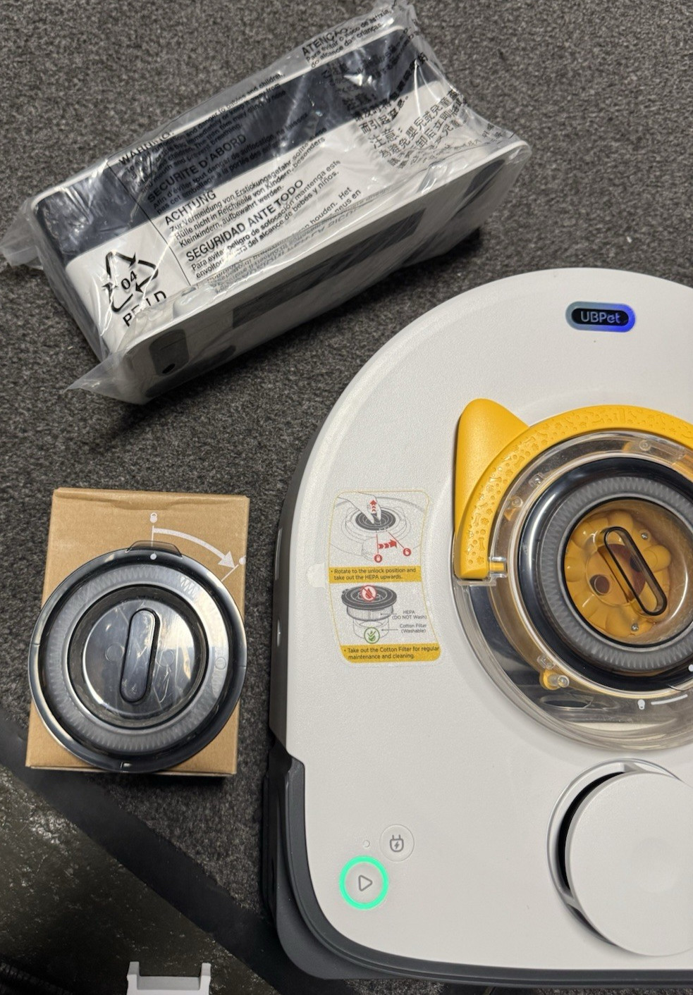 Open-Box UBPET 22000Pa Robot Vacuum Cleaner V10