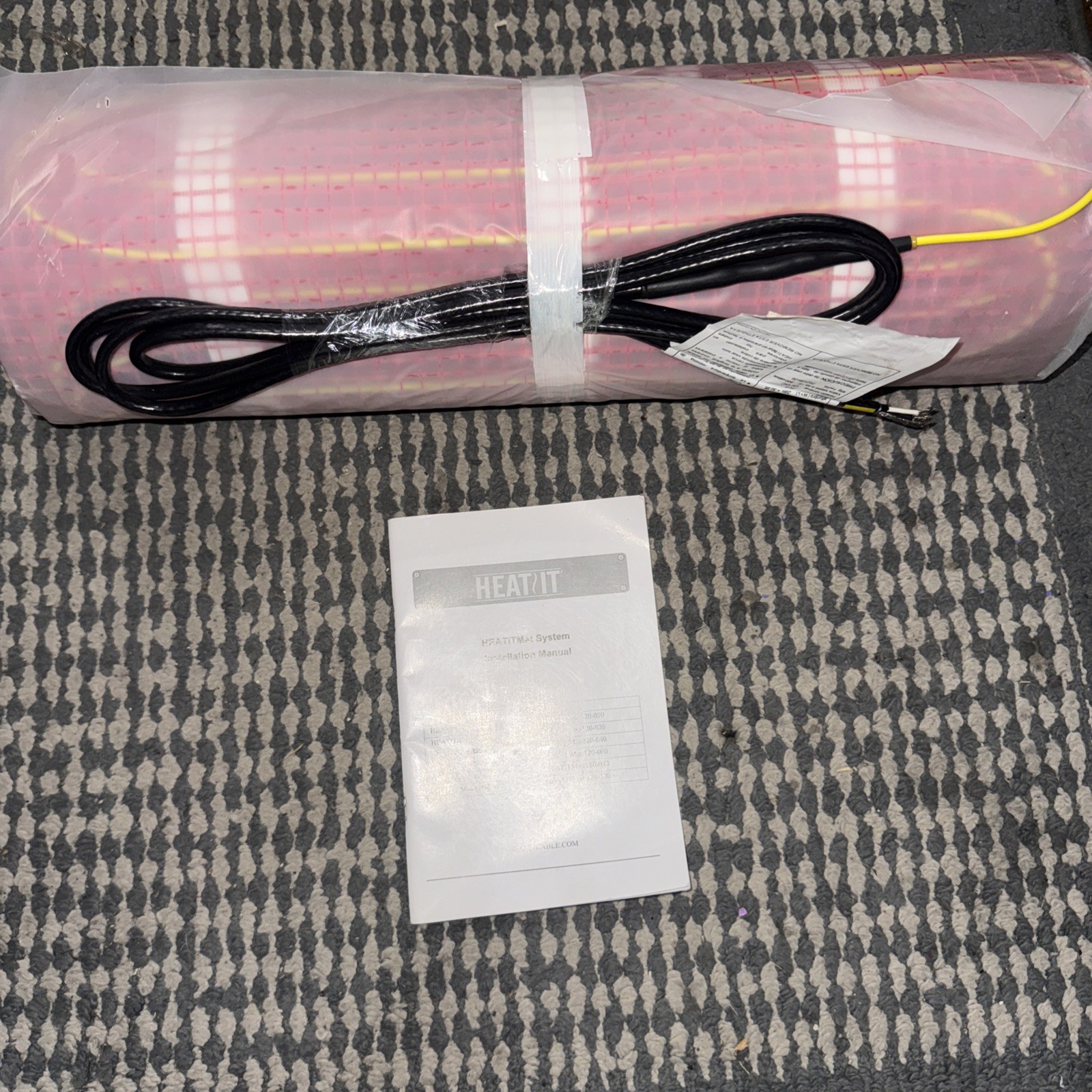 Heat IT Radiant Floor Electric Heating Warming Mat 20” x 30.5’ 120V