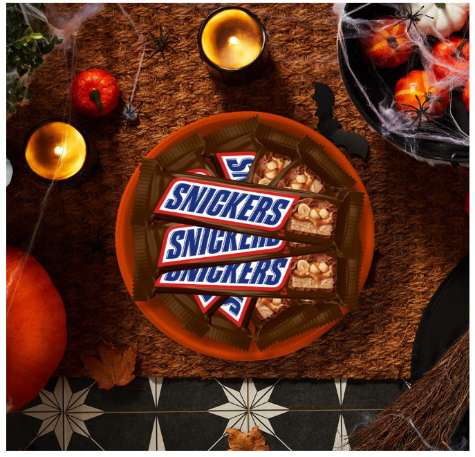 SNICKERS Full Size Milk Chocolate Candy Bars 1.86oz, 48 Count