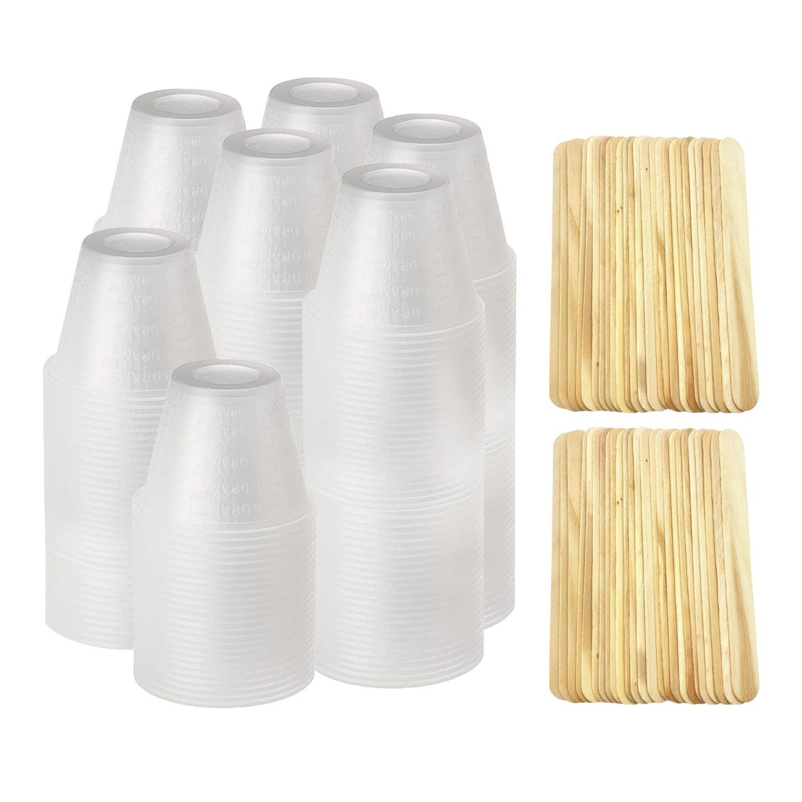 [400 Pack-1oz] Epoxy Resin Mixing/Medicine Cups with 200 Sticks for Paint,