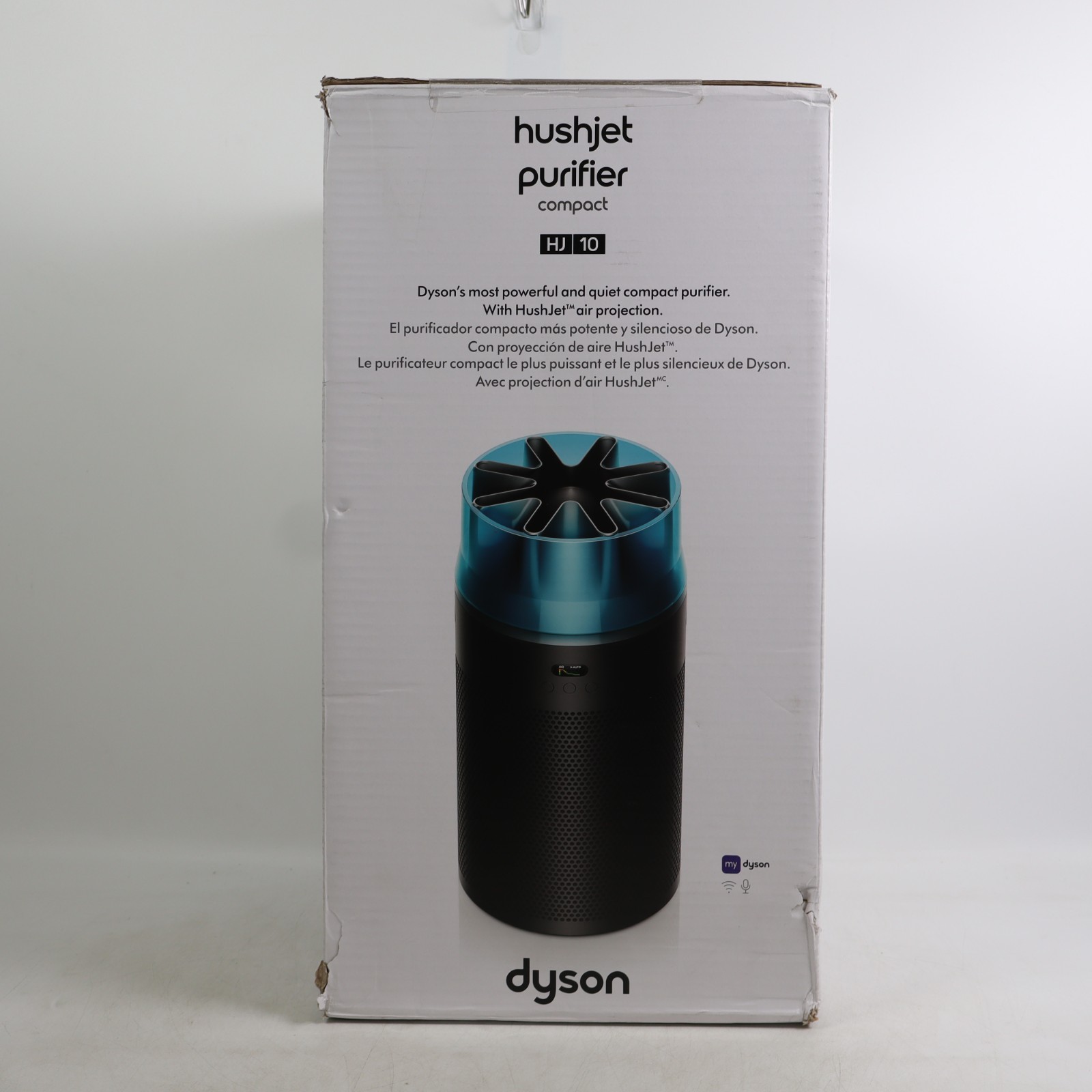 Dyson Hushjet Compact Purifier, Engineered for Powerful Whisper-quiet Black/Teal