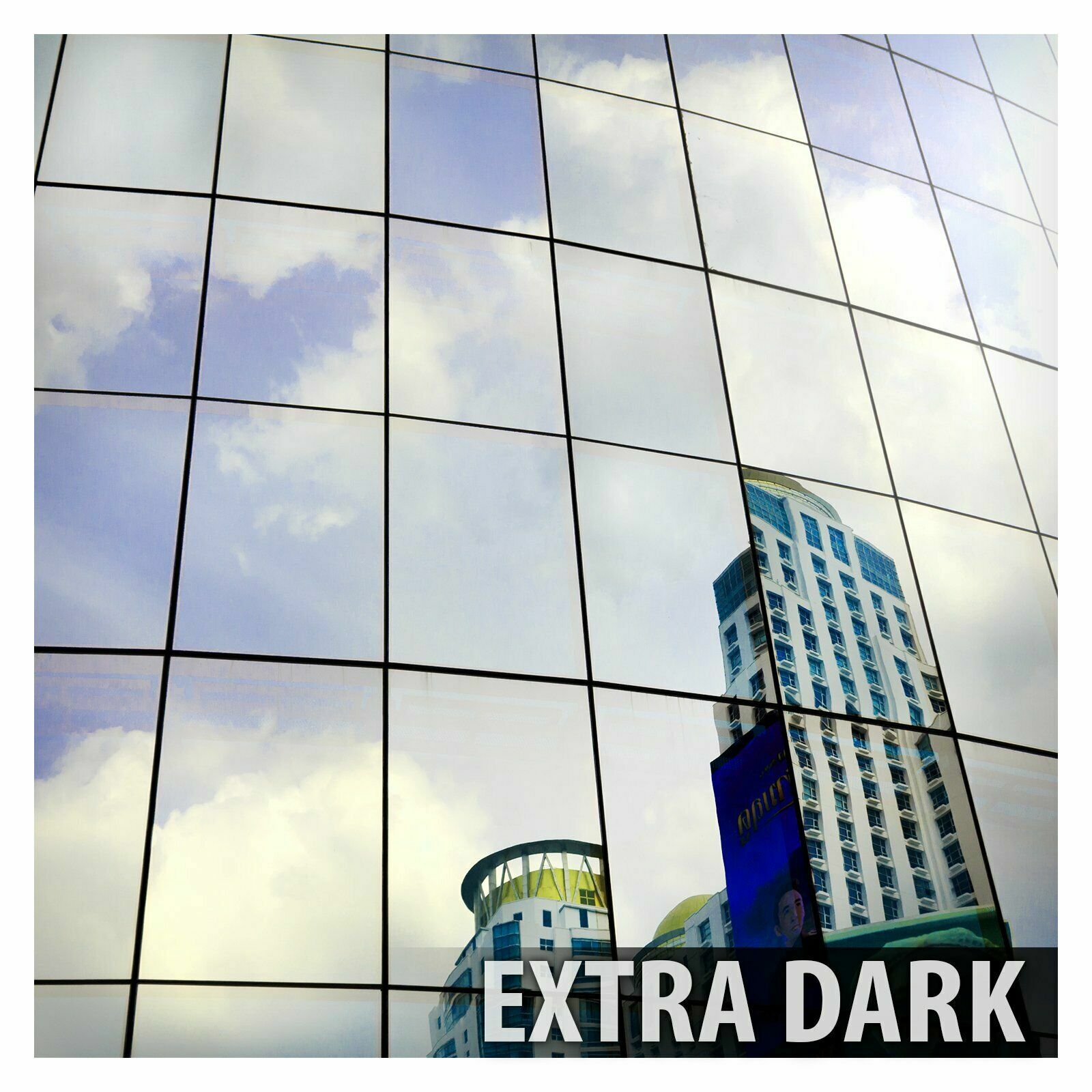 BDF S05 Window Film Daytime Privacy and Heat Control Silver 5 (Very Dark)