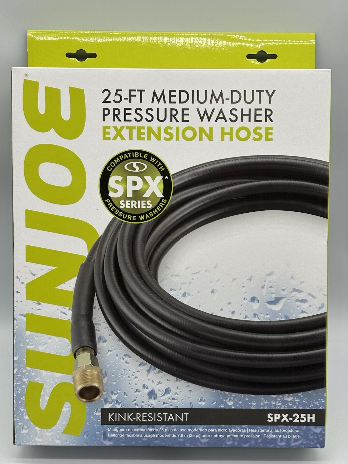 SPX-25H Sun Joe 25-FT Medium Duty Pressure Washer EXTENSION HOSE for SPX Series