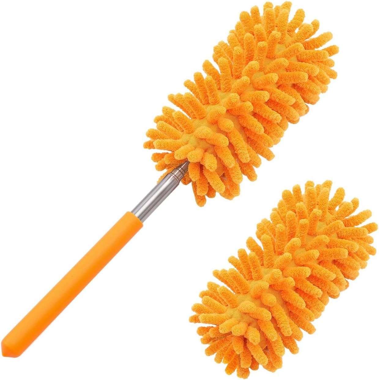 Microfiber Duster for Cleaning, Hand Washable Dusters with 2pcs Replaceable M…