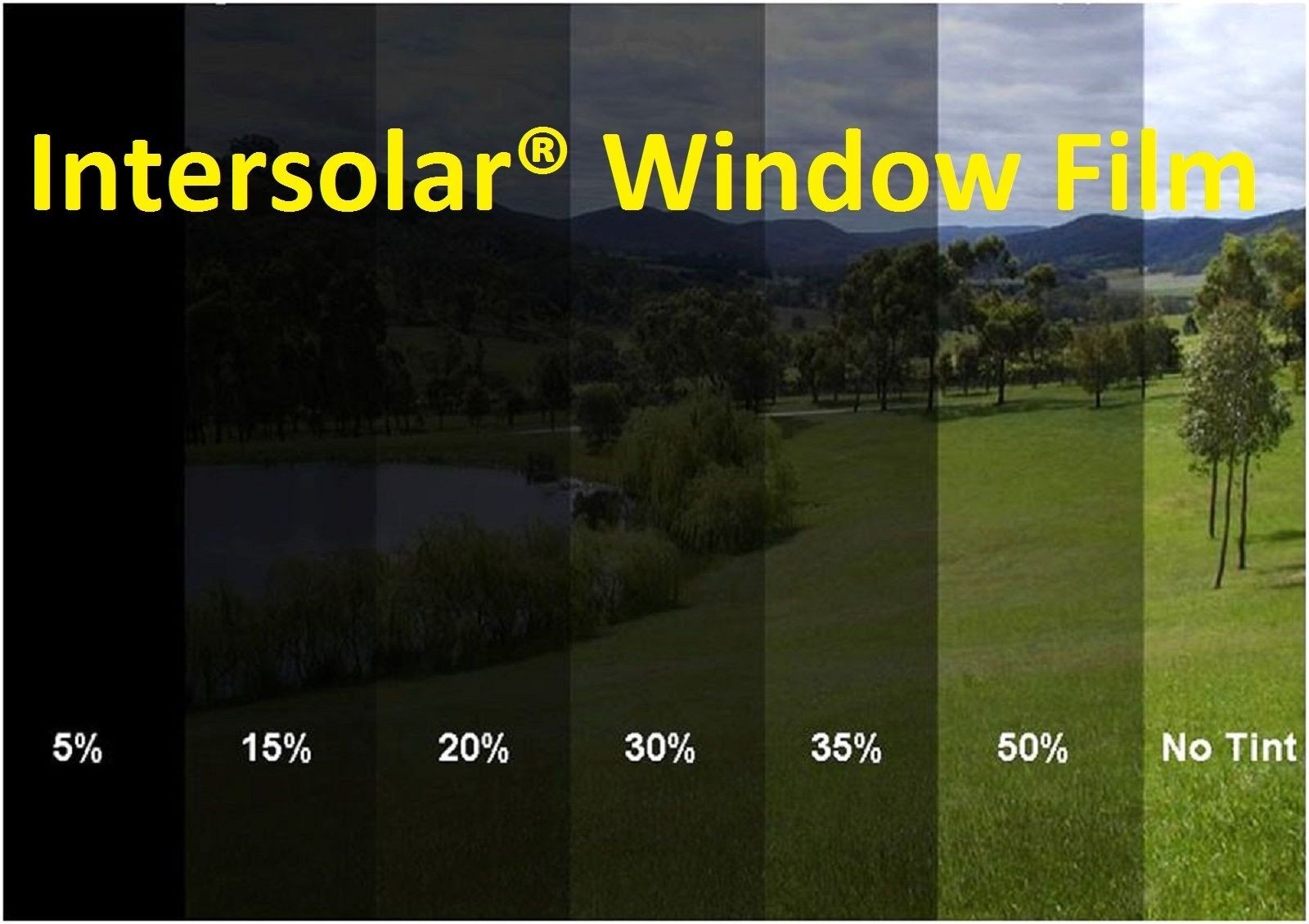 Uncut Roll Window Tint Film 2 ply Car Home Residential Commercial Intersolar®