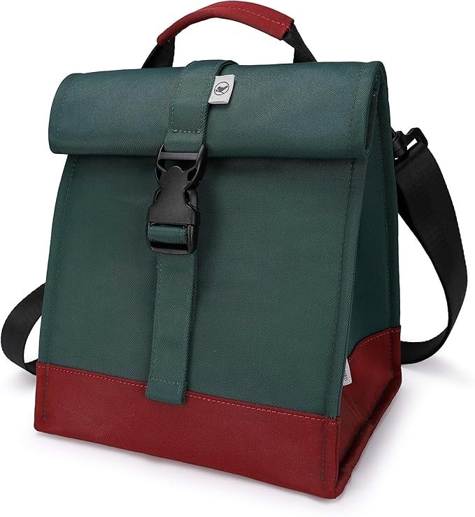 Insulated Lunch Bag Rolltop Lunch Box Tote Lunchbox Bag for Women, Men, Adults