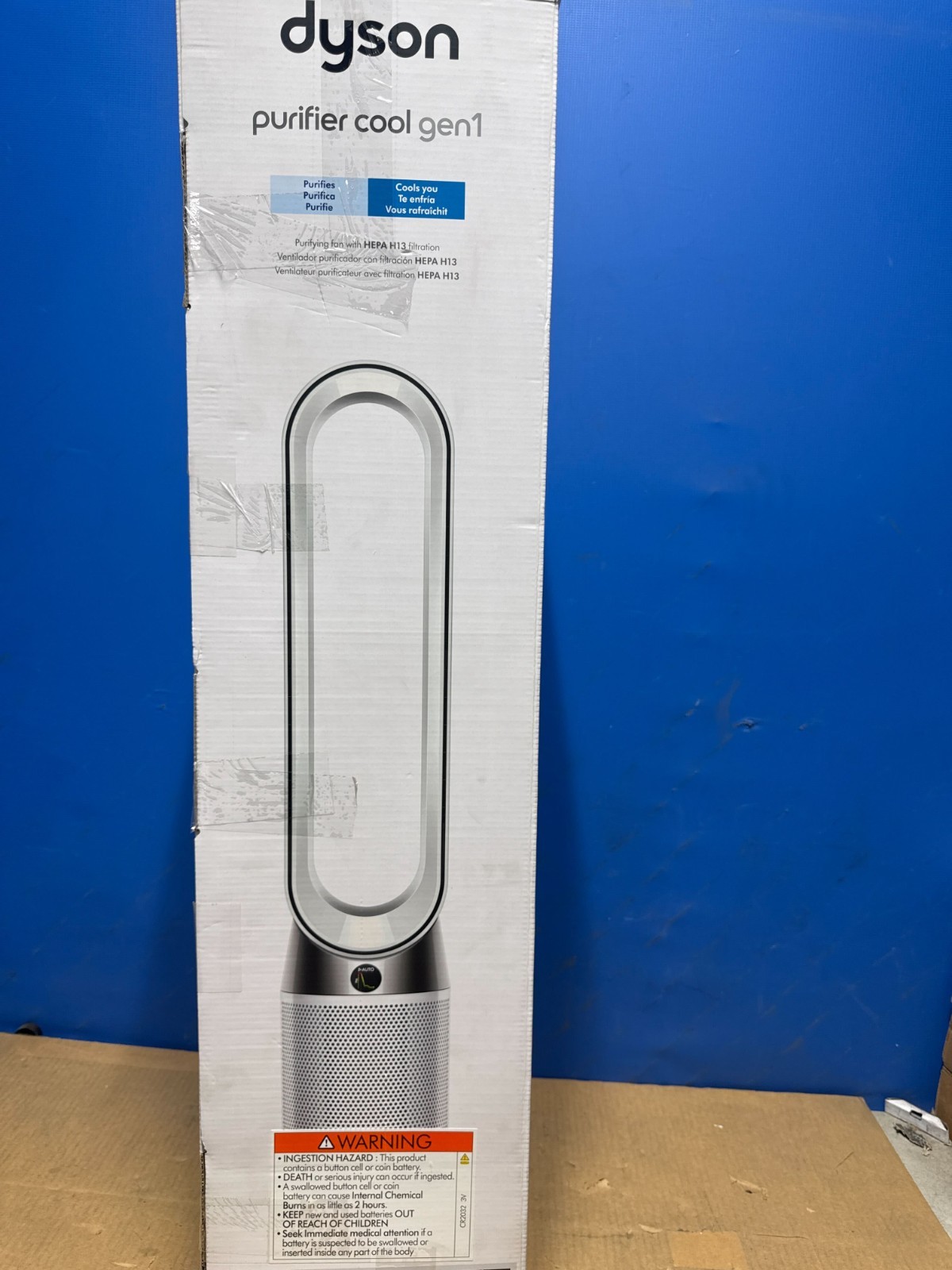 SLIGHTLY USED Dyson Purifier Cool Gen1 TP10 Tower Air Purifier -664609-01(White)
