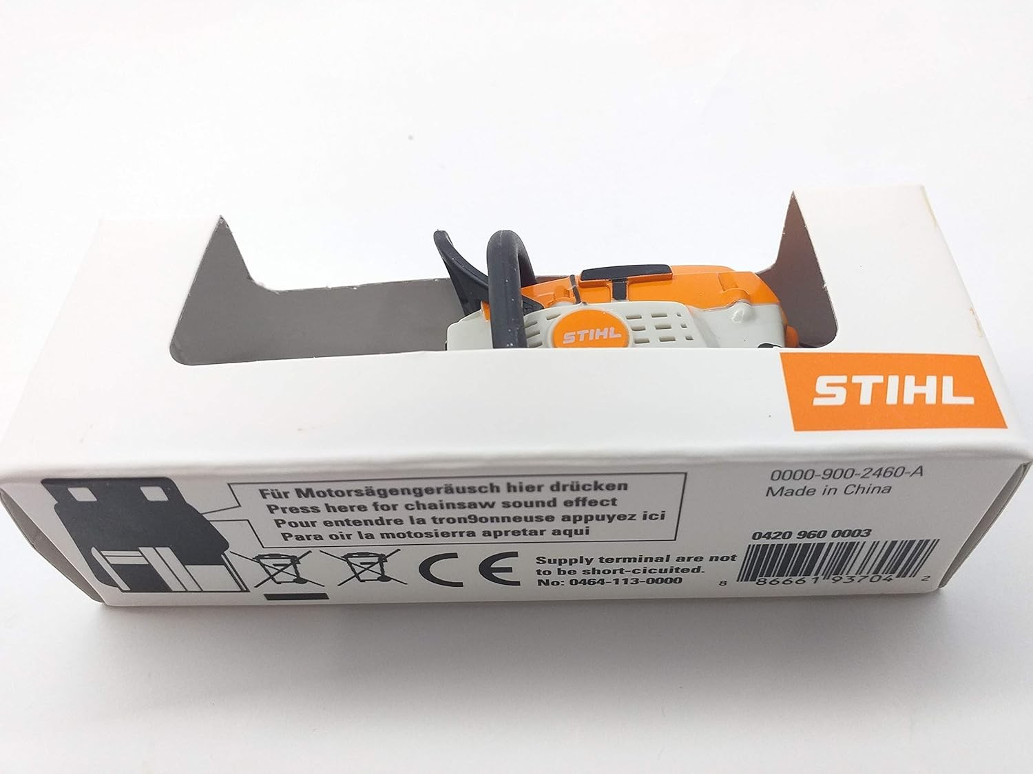 Battery Operated Chainsaw Keyring Mini Power Tool Keychain Novelty Gift Birthday