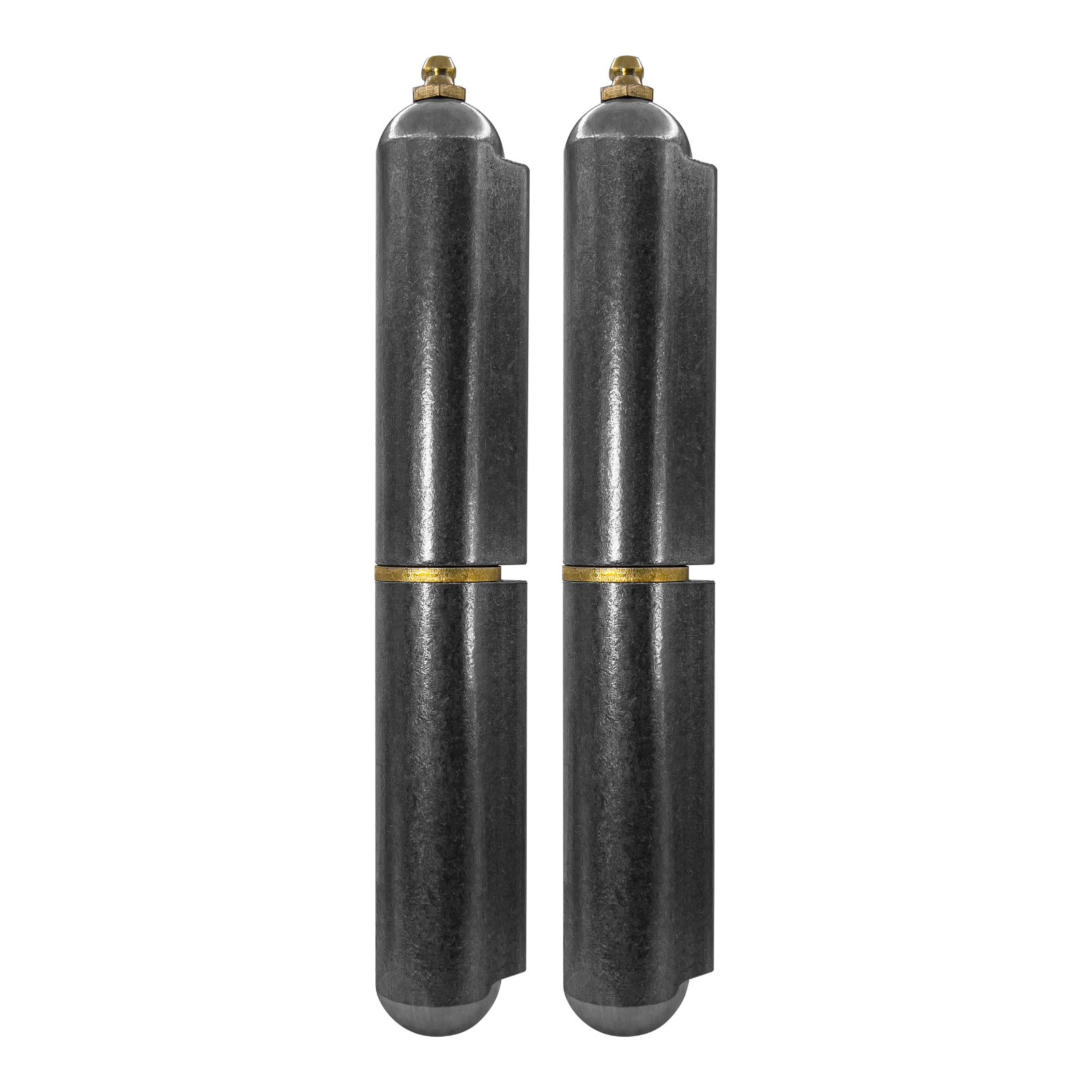 7” Weldable Bullet Hinges – Weld On Barrel Hinges – 7.45 Inch x 1.18 Inch