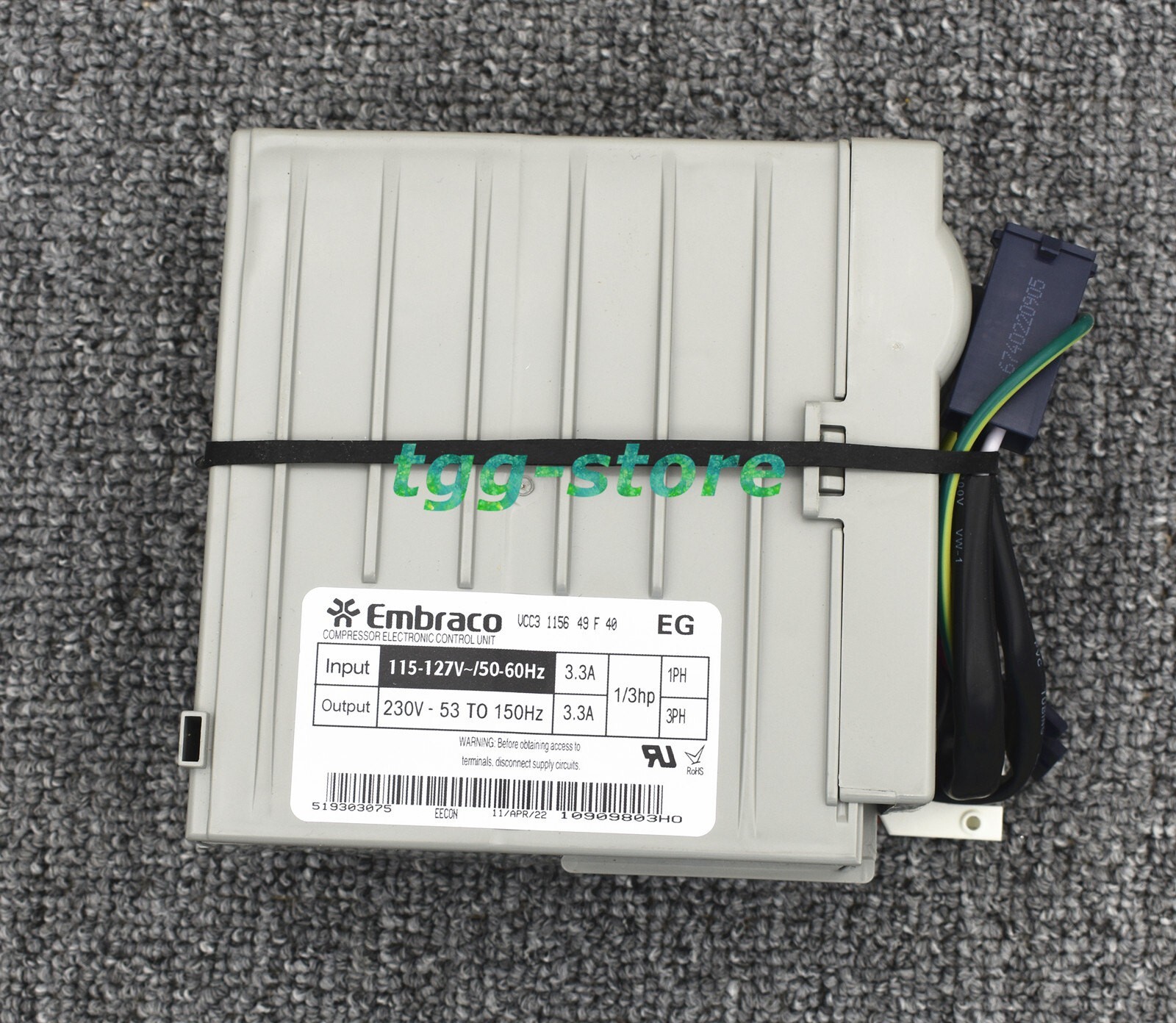 New Embraco VCC3 1156 Inverter Board 115V For Refrigerators Output 3.3A