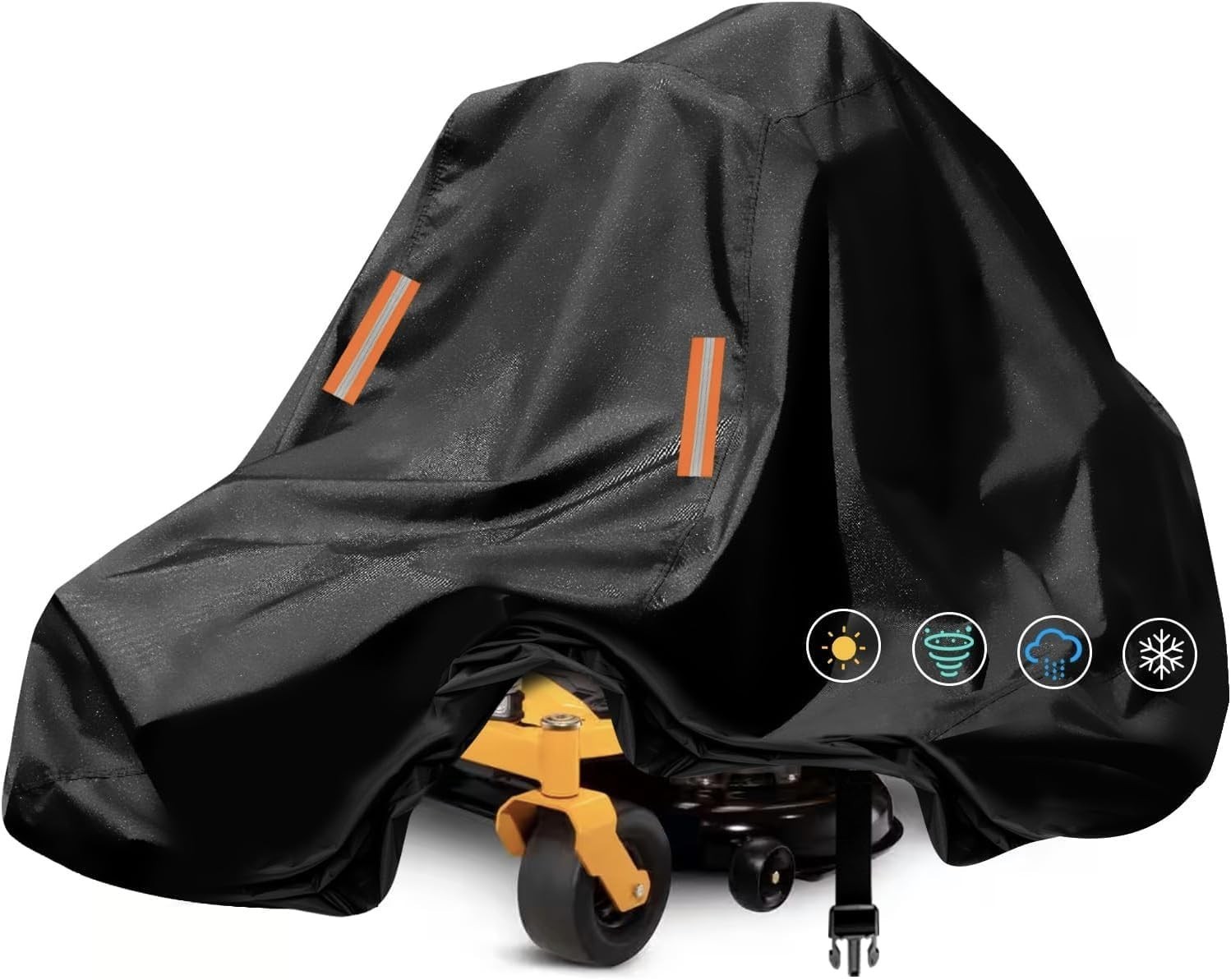 Waterproof Zero-Turn Mower Cover Universal Fit for 60″ Decks Anti-UV