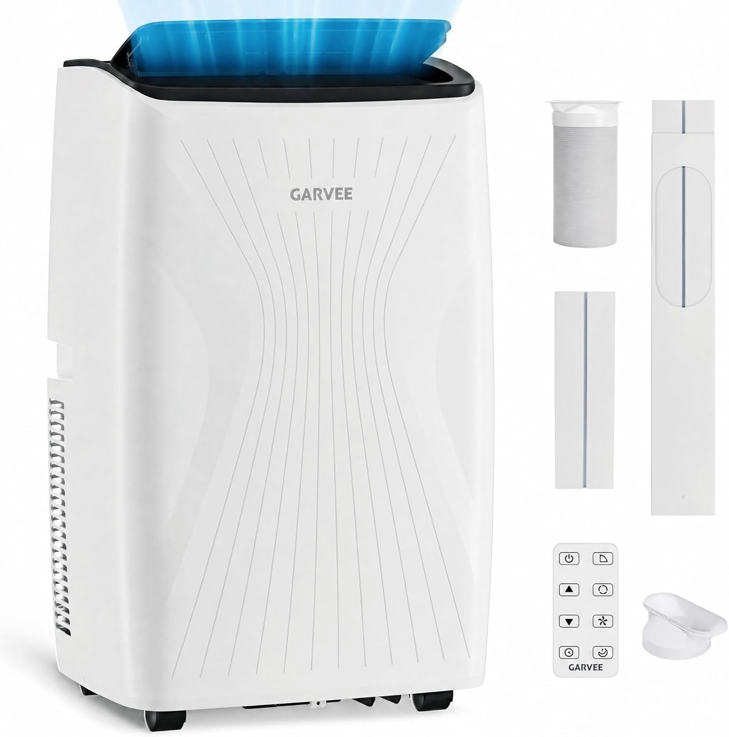 14000BTU 3-in-1 Portable Air Conditioner Cooling Fan Dehumidifi 750 Sq.Ft Remote