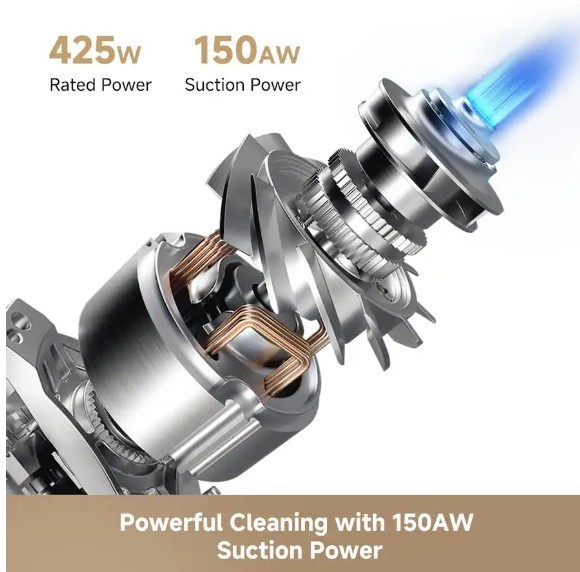 Dreame – CleanX W15 Cordless Stick Vacuum, 150AW Strong Suction