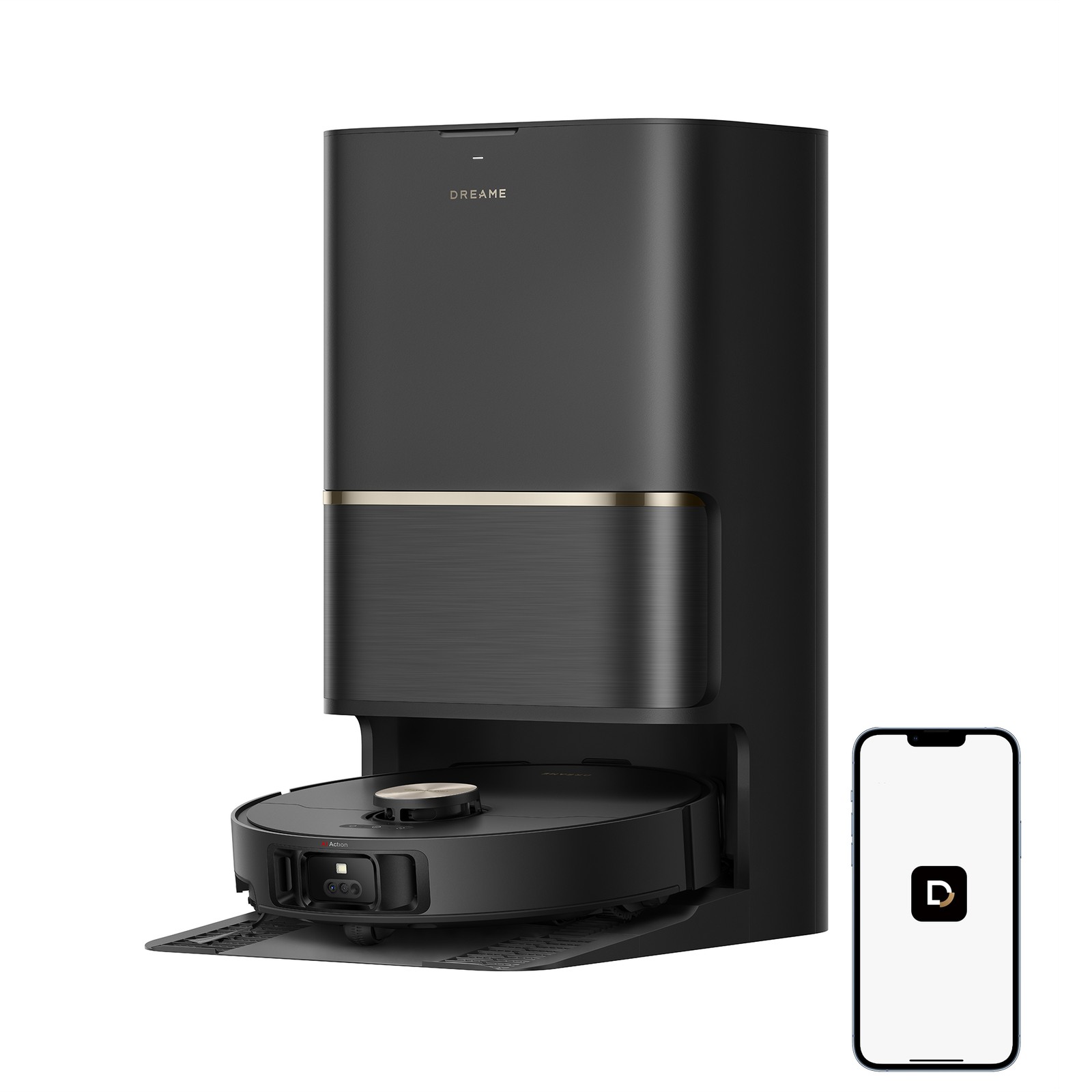 DREAME L50 Ultra Black Robot Vacuum 19,500Pa Suction｜Certified Refurbished