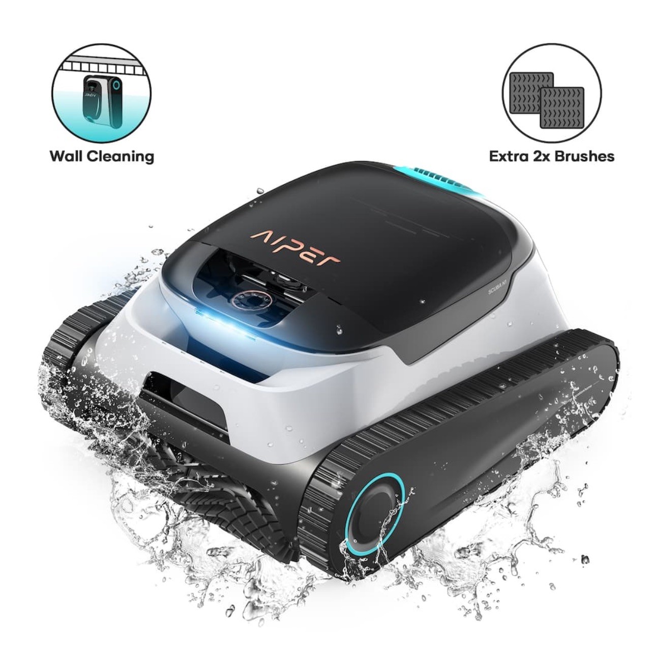 New Seal Aiper Scuba N1 Cordless Robotic Pool Vacuum For In Ground Pools