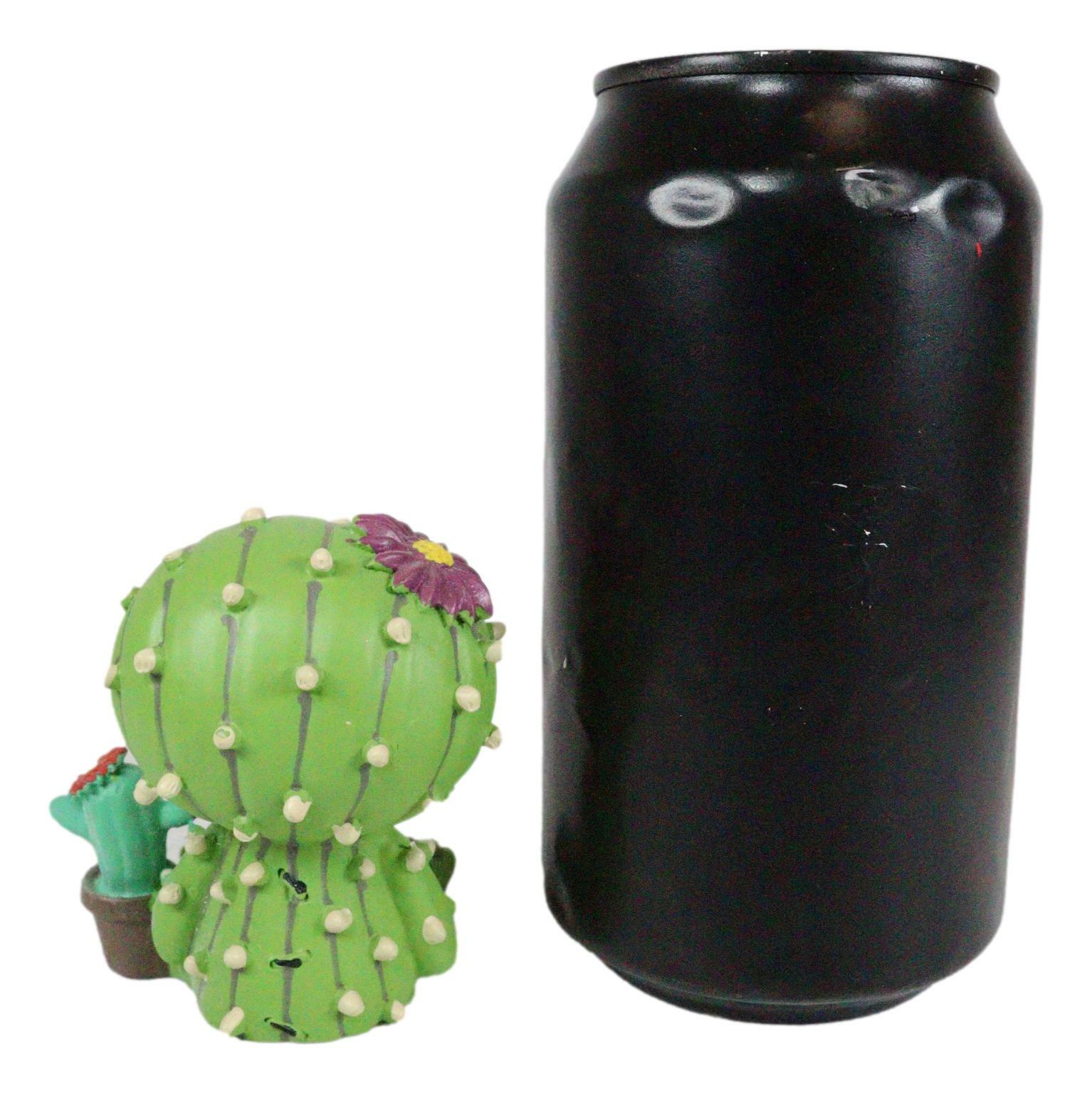 Ebros Furry Bones Desert Cacti The Prickly Cactus Costume Monster Figurine 2.75H