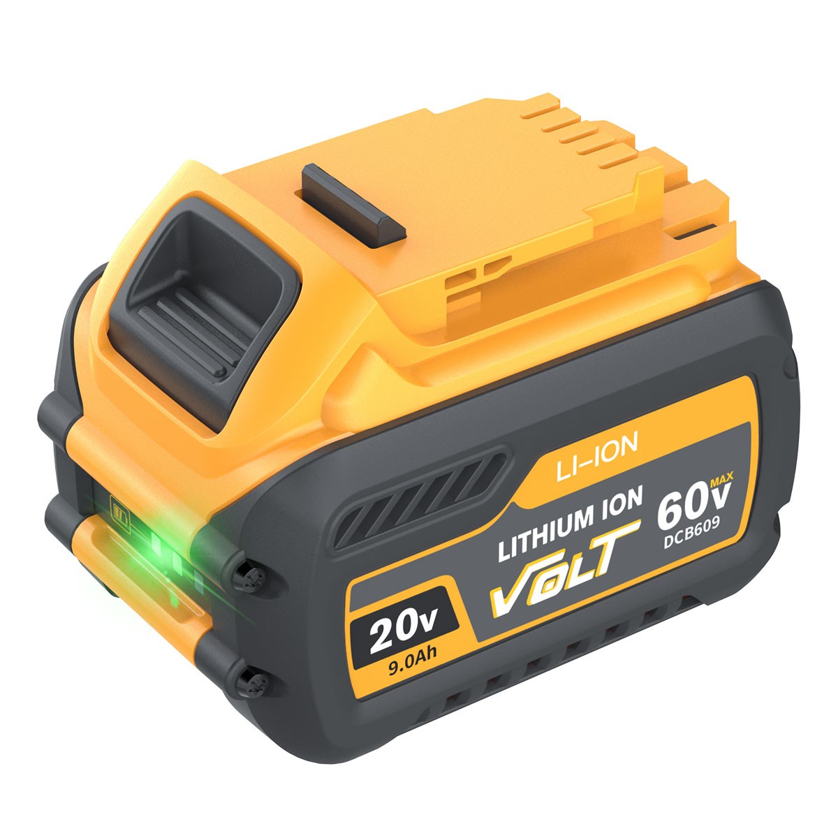 2 Pack For DEWALT DCB609 20V/60V MAX FLEXVOLT 9.0Ah Lithium-Ion Battery Tool New