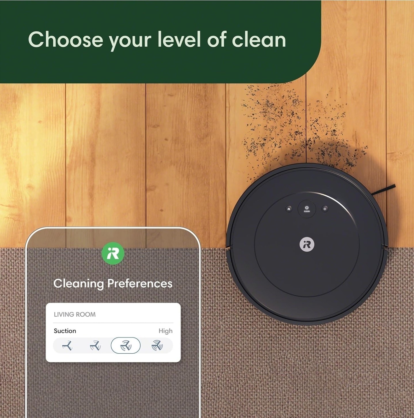 Robot Roomba Vacuum 2 Essential Robot with AutoEmptyDock, 3 Suction Levels