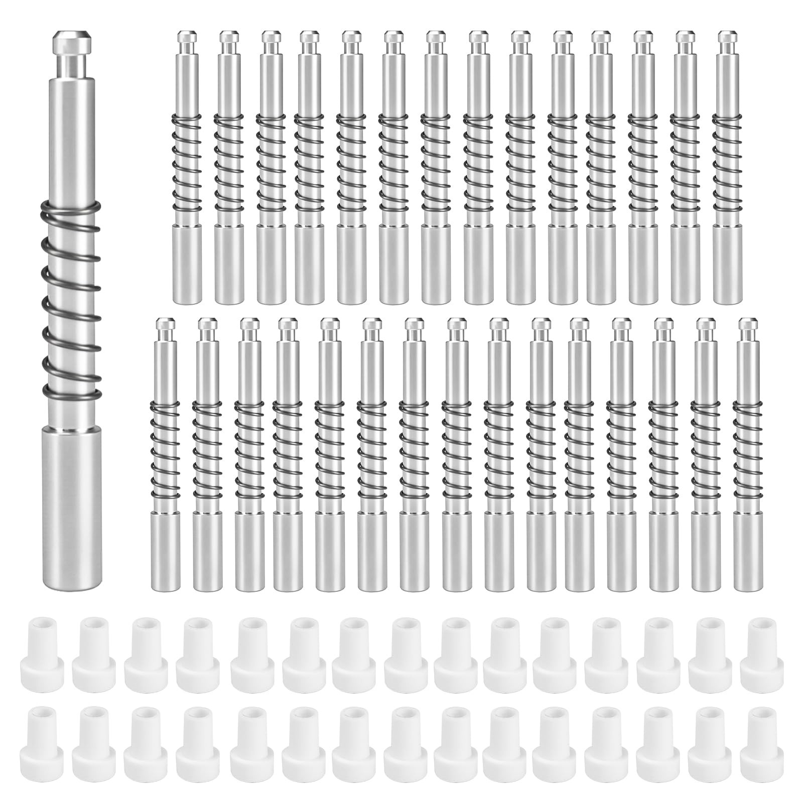 30 Pack Window Screen Plunger Latches 5/32″ x 1-1/2″, Plunger Retainer Pins f…