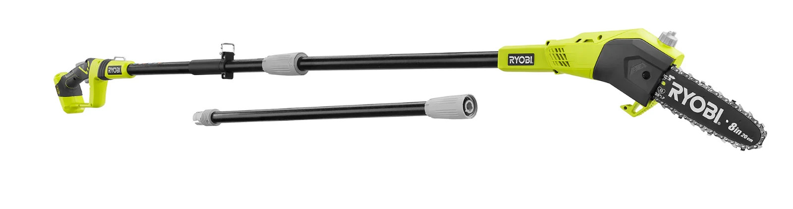 RYOBI P2501 ONE+ 18V 8″ Cordless Requires Oil Pole Saw Attachment (Tool Only)