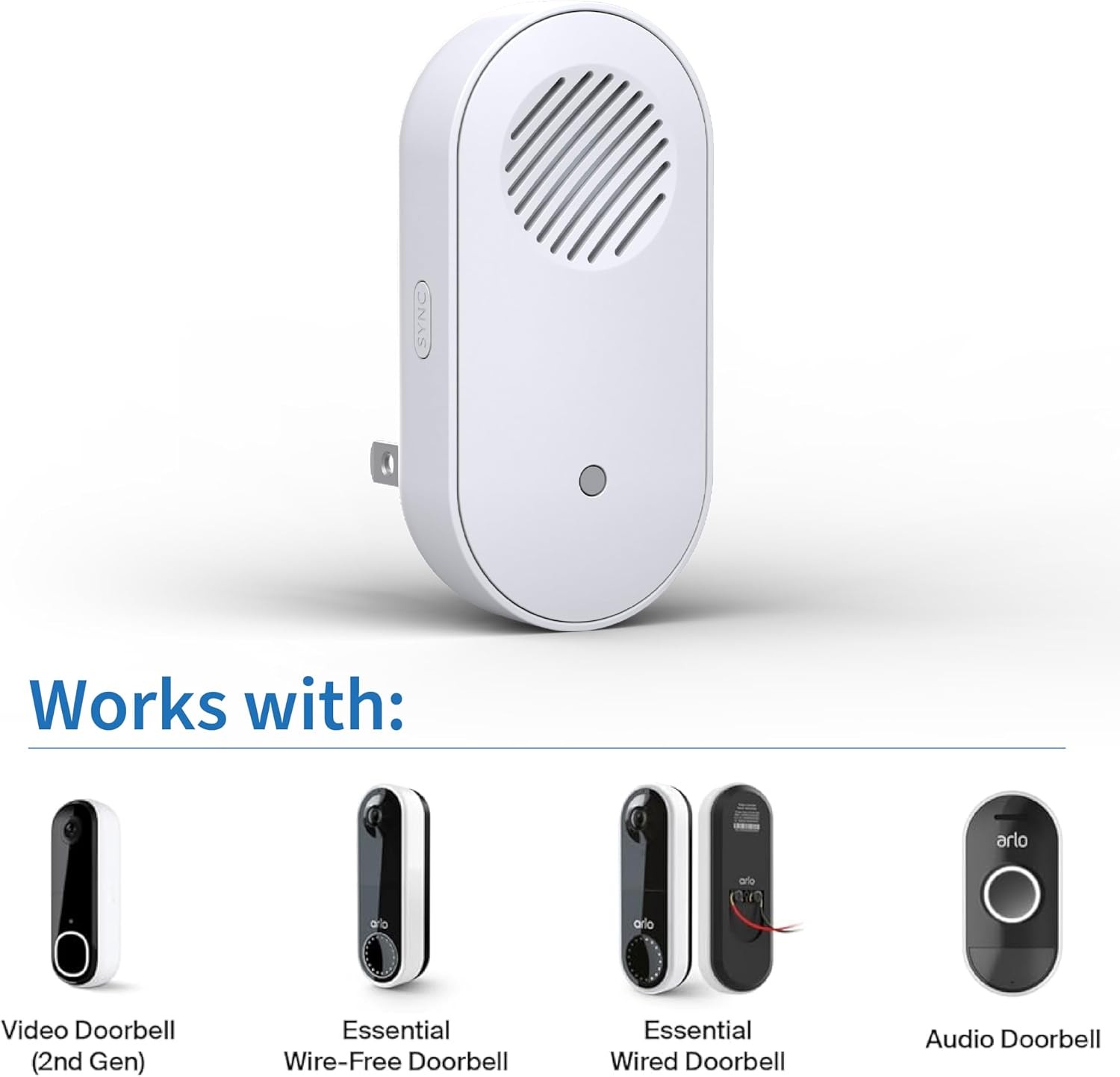 Arlo AC2001 Chime 2 Wireless Doorbell – Certified refurbished