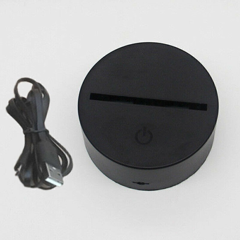 1 PCS 3D LED Night Light Musical Notes led Touch Table Desk Lamp KID Gift USB