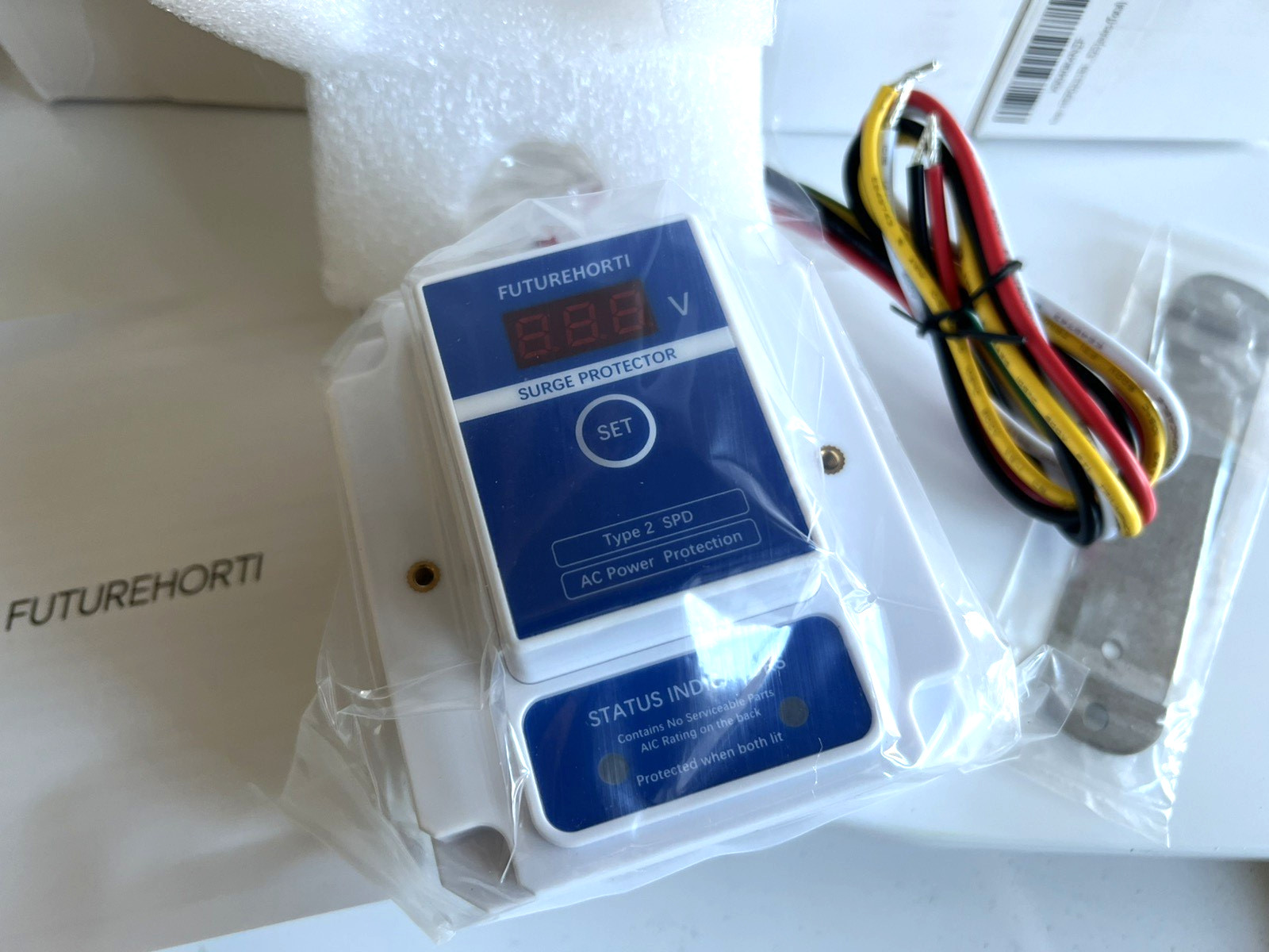 New FUTUREHORTI Ultimate Surge Protector Times Logger 120/240V 108kA/Phase 2820J
