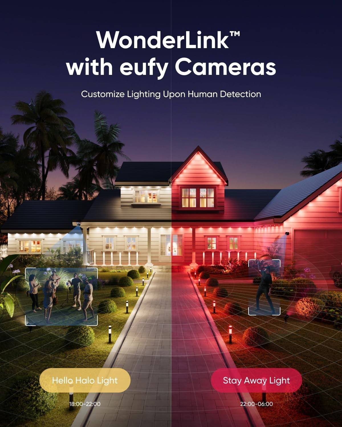 eufy Permanent Outdoor Lights E22 150ft 90 Triple-LED Lights IP67 String Lights