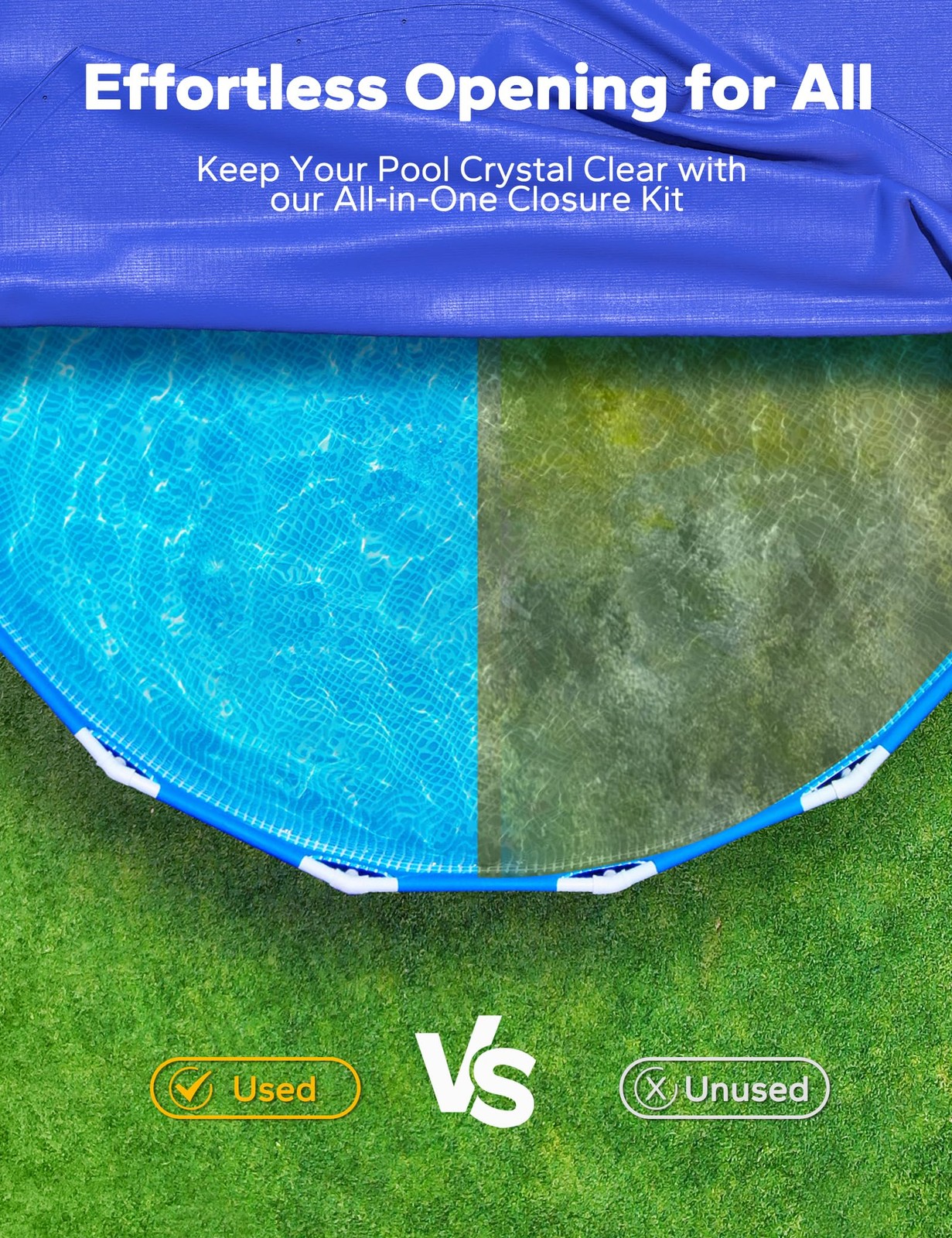 3in1 Winter Closing Kit Pool Winterizing Easy Use Up To 30,000 Gallons