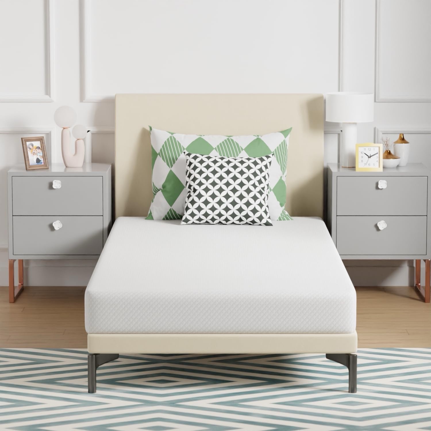 Gel Memory Foam Medium-Firm Mattress, CertiPUR-US Certified, Mattress SIZE TWIN