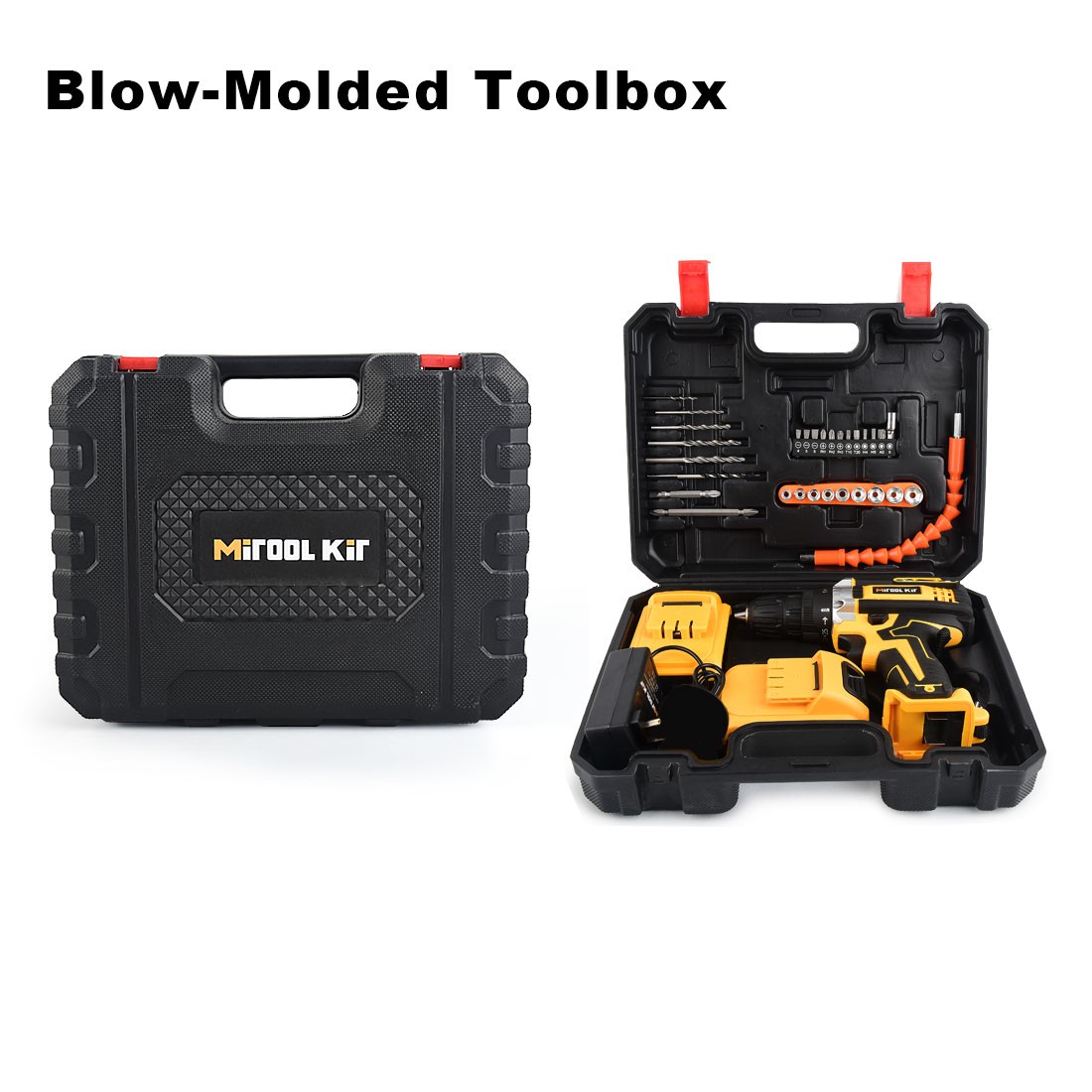 Cordless Drill Driver Kit, 20V MAX ELECTRIC SCREWDRIVER Compact Drill 3 in 1 Set