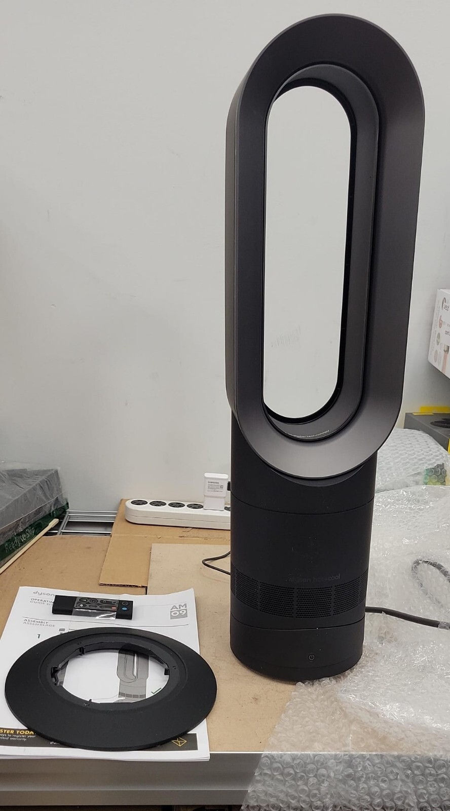 DYSON Hot + Cool Jet Focus Fan Heater in Black AM09 Used